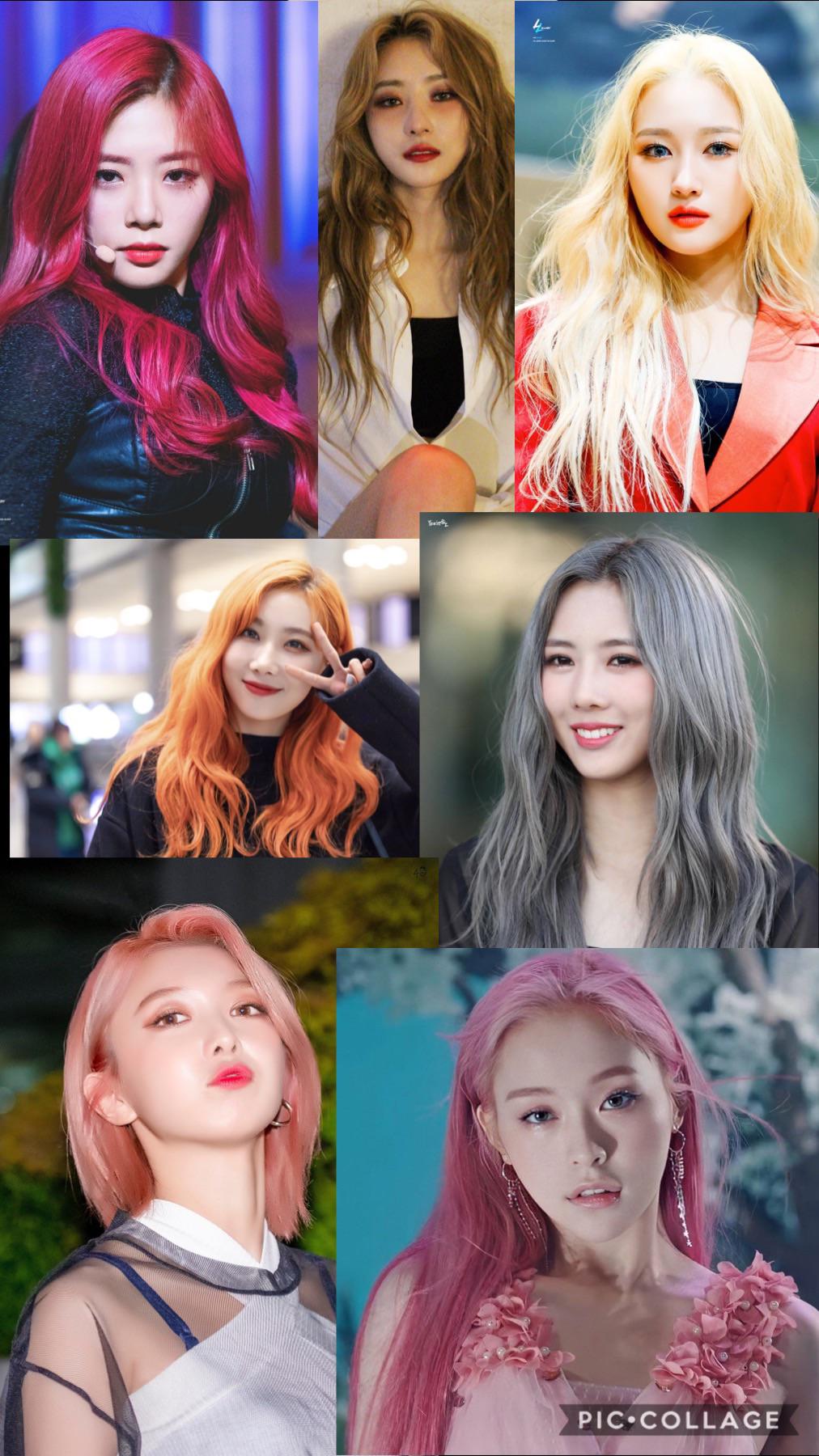Since Siyeon dyed her hair blonde again XD, what are your guy???s