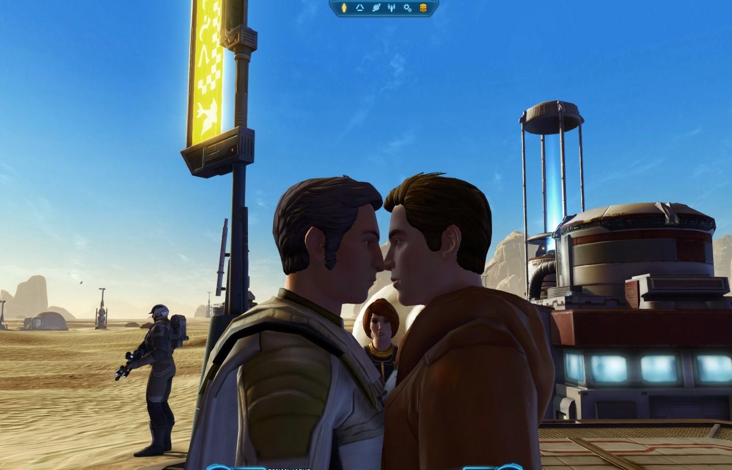 Logged into the game and found myself in a comprising position with