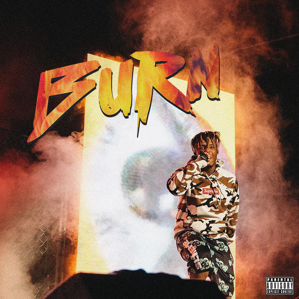 Burn Cover Art r/JuiceWRLD
