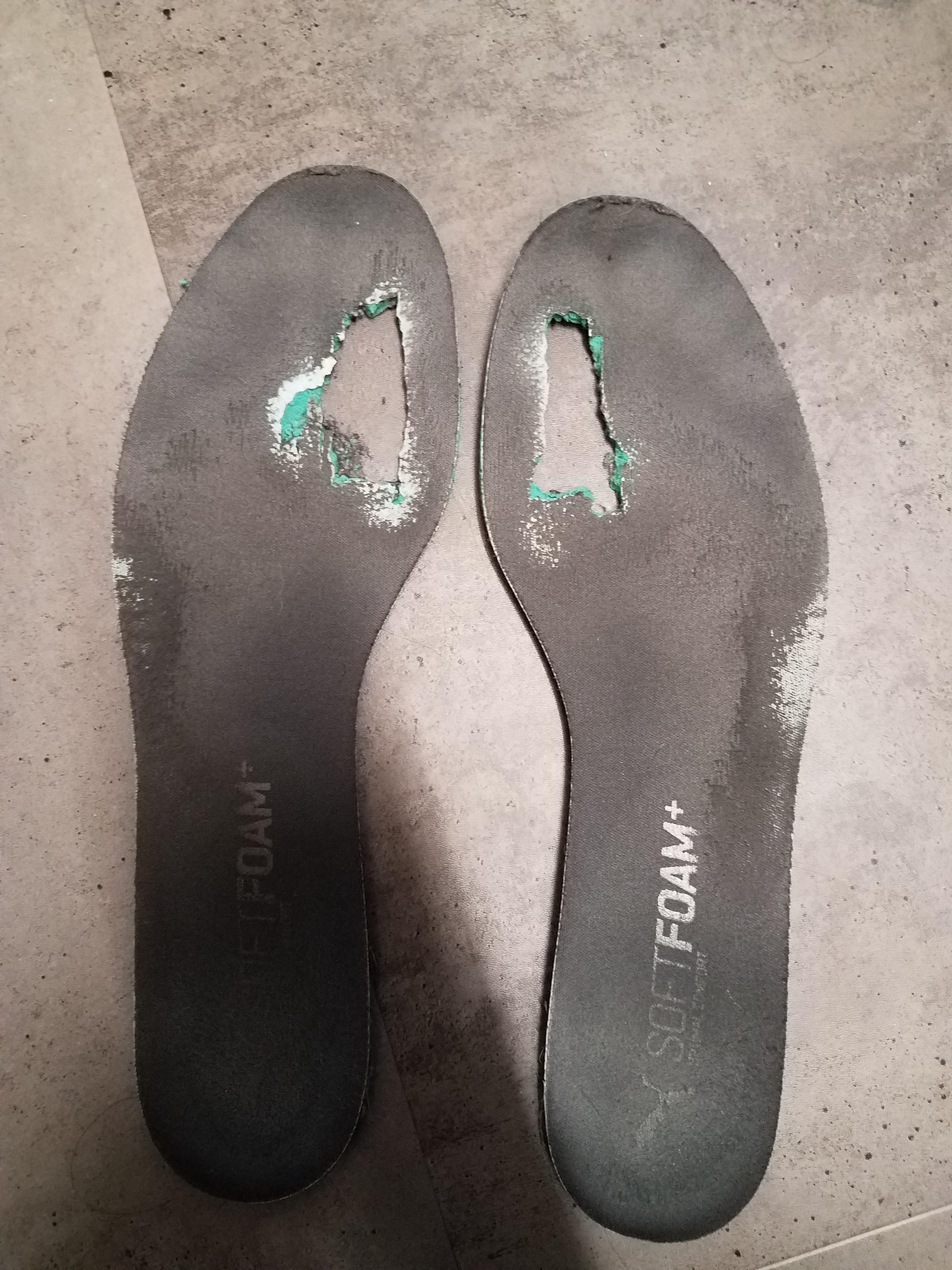 I have a habit of scrunching up my toes in my shoes these are my