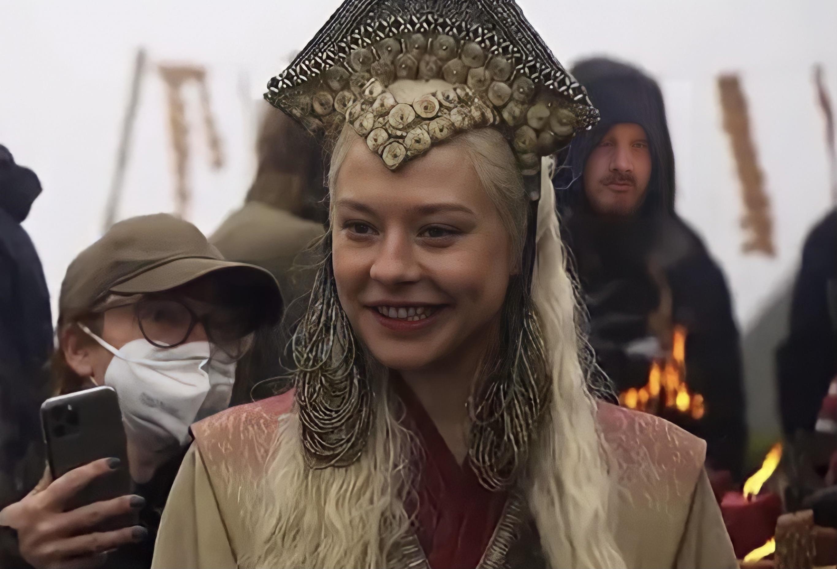 Rhaenyra‘s wedding costume was truly amazing, Valyrian culture is on