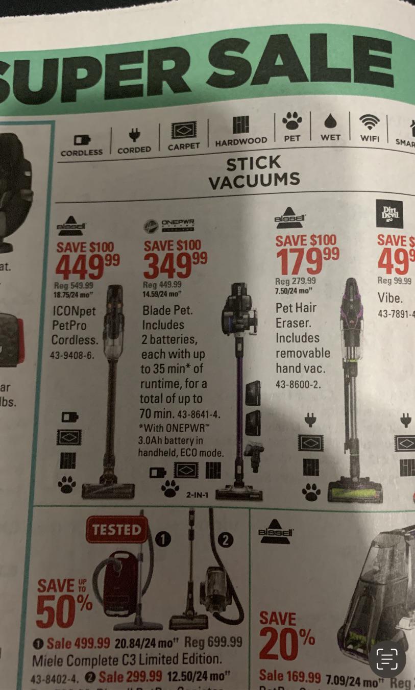 Miele Complete C3 Limited Edition on Sale 500 Canadian Tire r