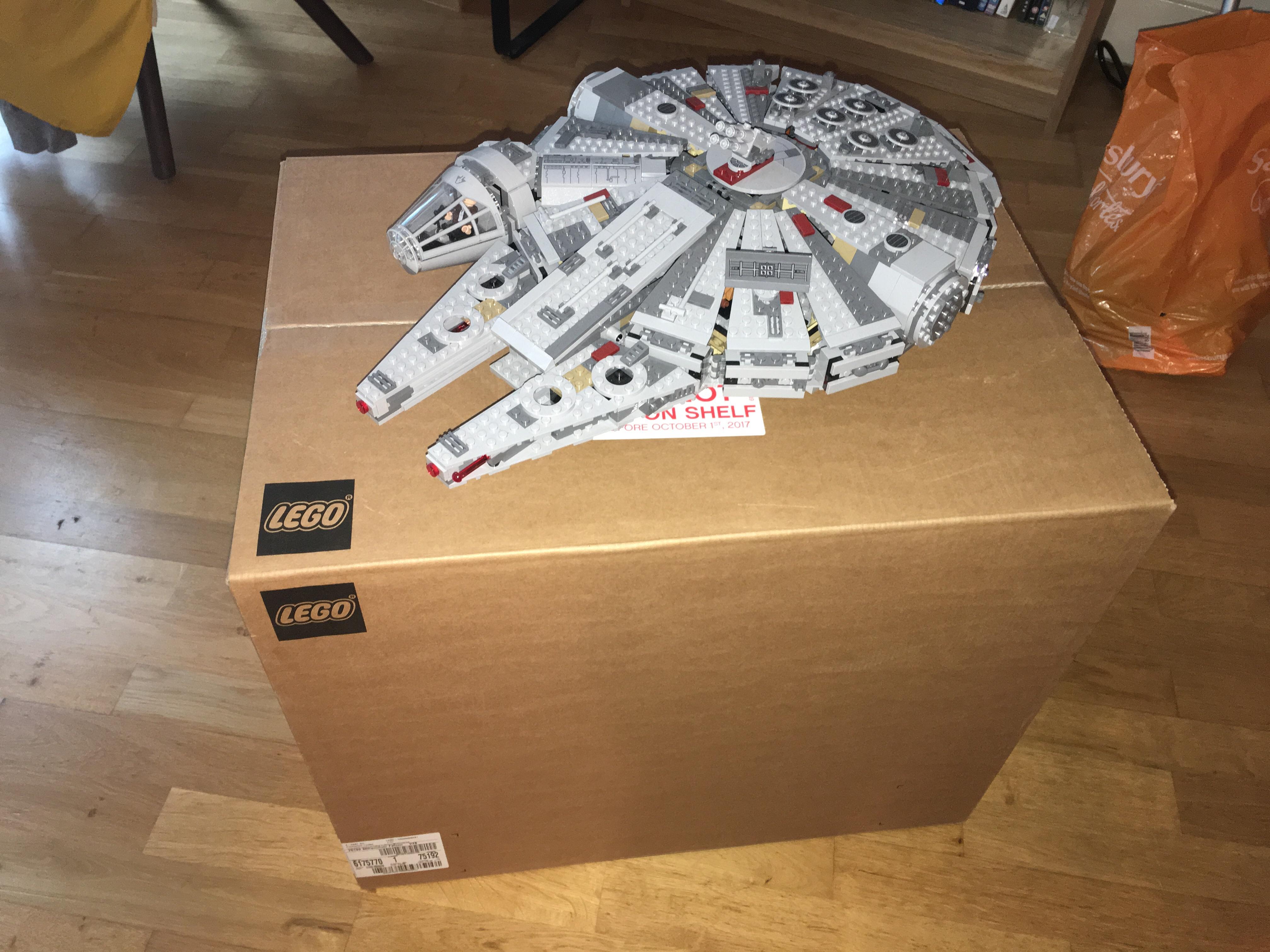 I think my 75105 Millennium Falcon might be about to evolve... : r