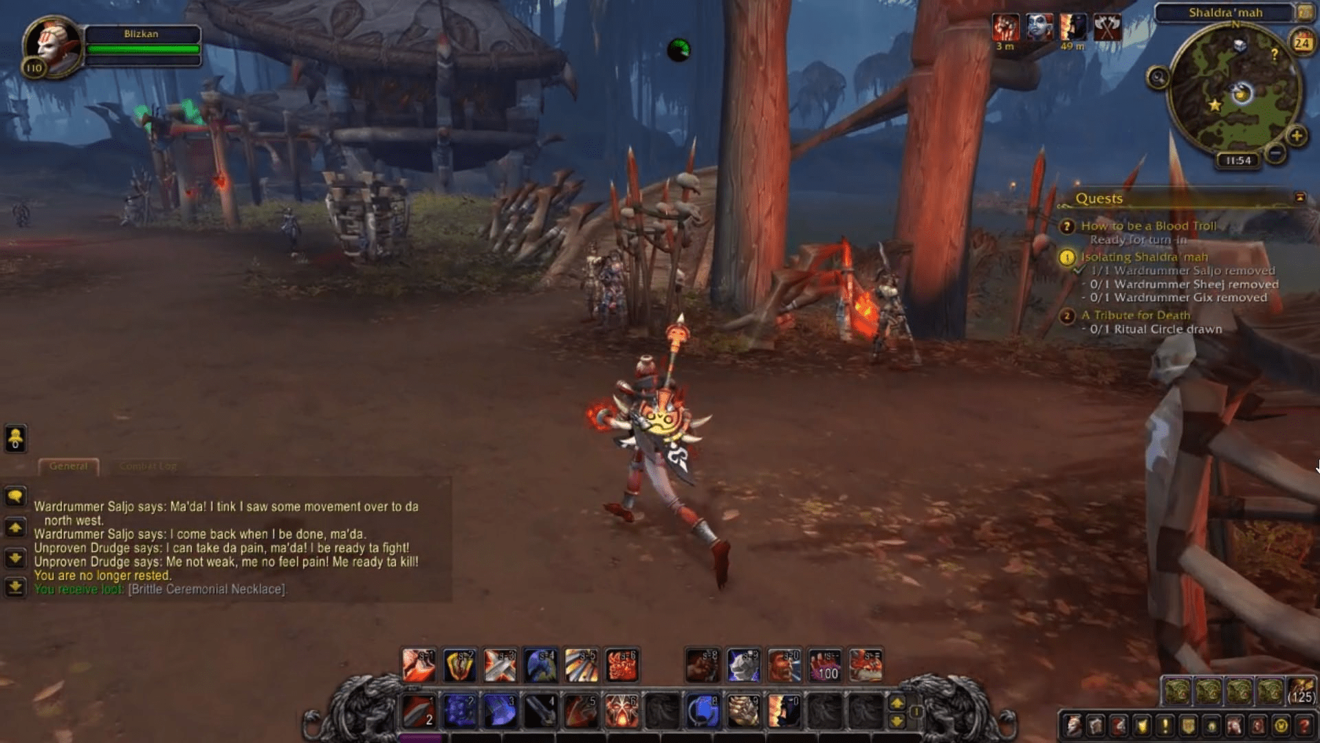 I'm Looking for a simple action bar ui for vanilla. Something simular