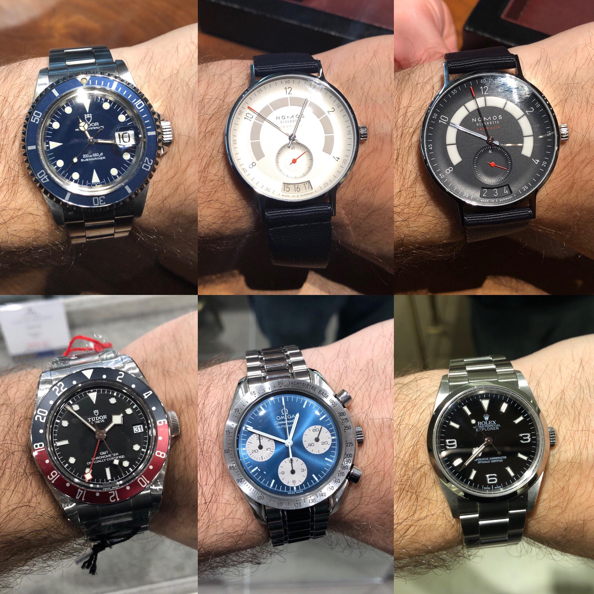 Trying on all my grail watches r/Watches