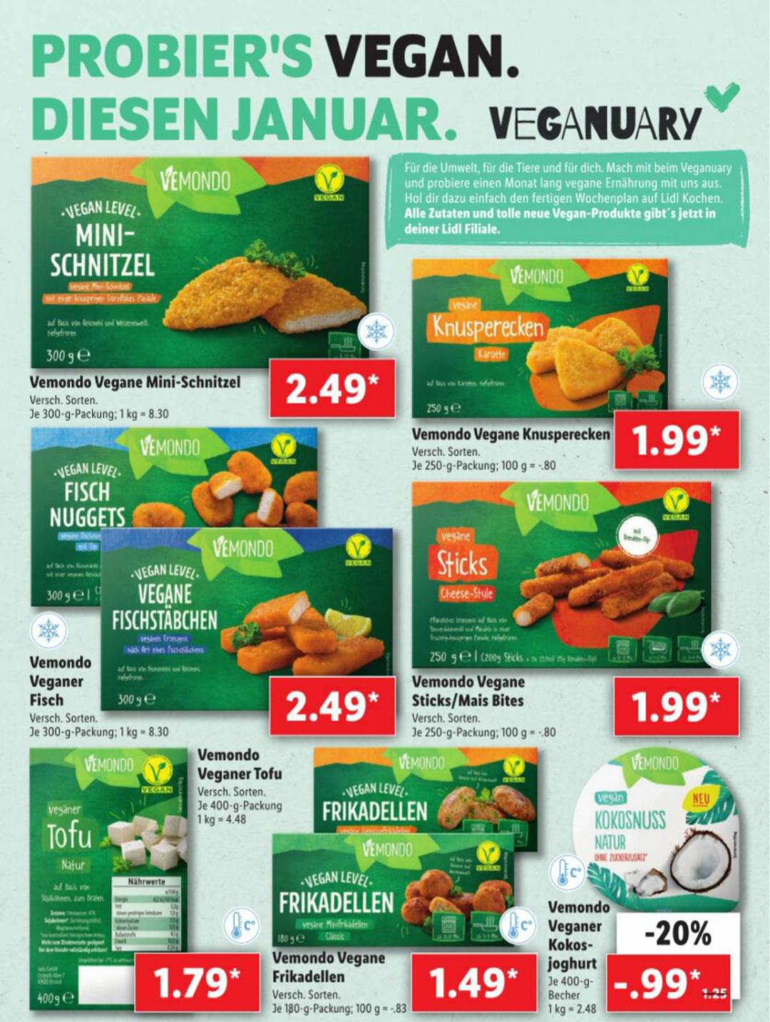 Ab Montag bei Lidl r/VeganDE
