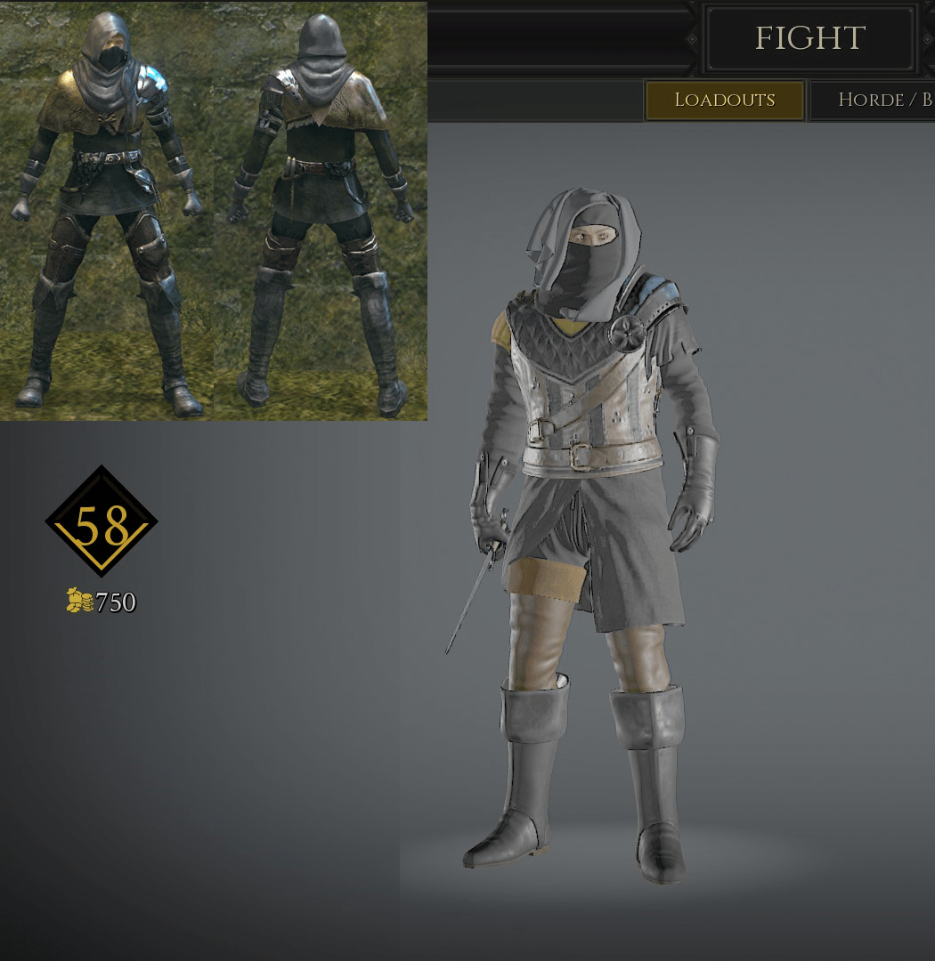 Finally made the Thief/Black Leather set from Dark Souls r/MordhauFashion