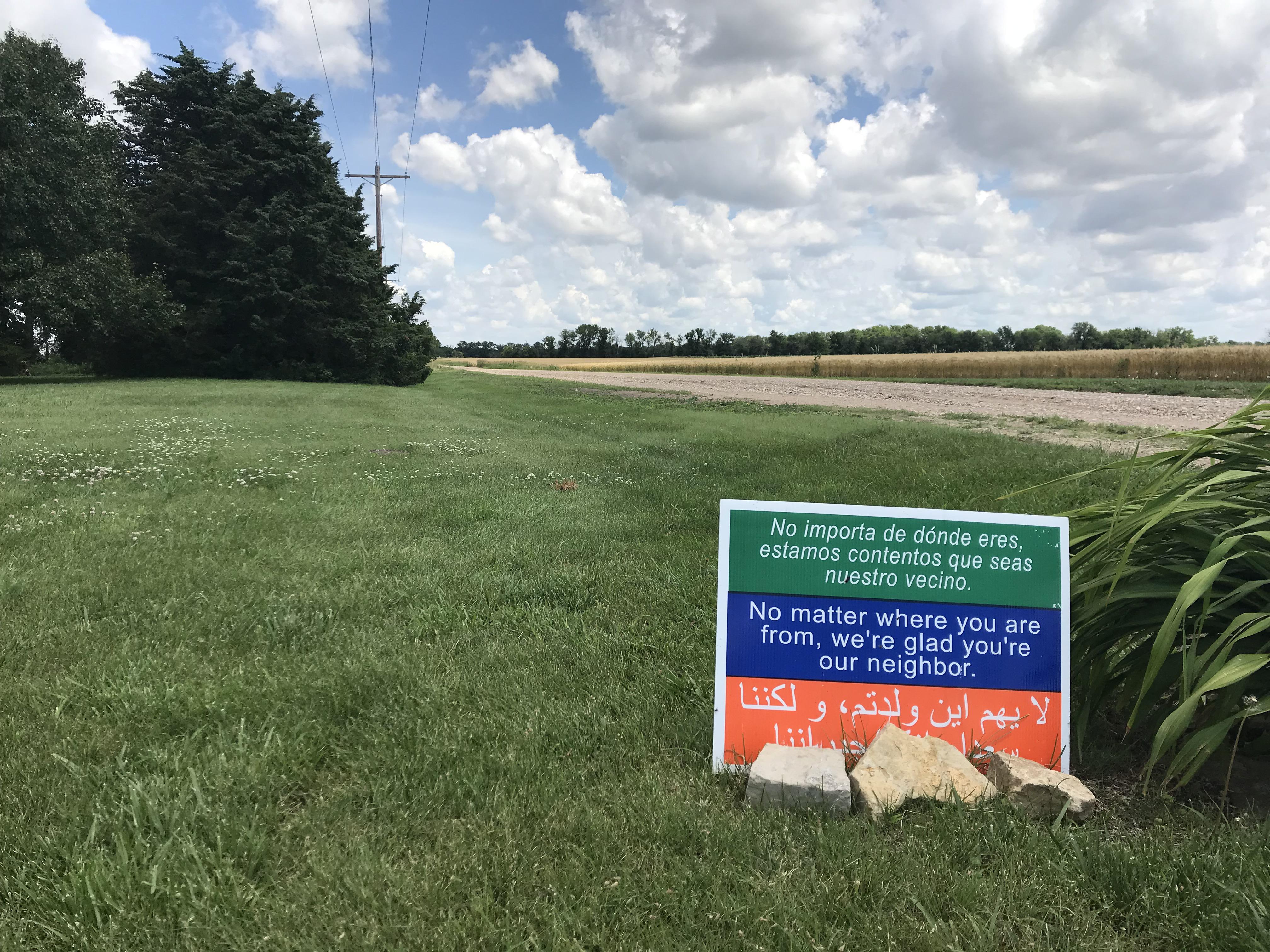 I work in agriculture; today I was visiting one of my customers in