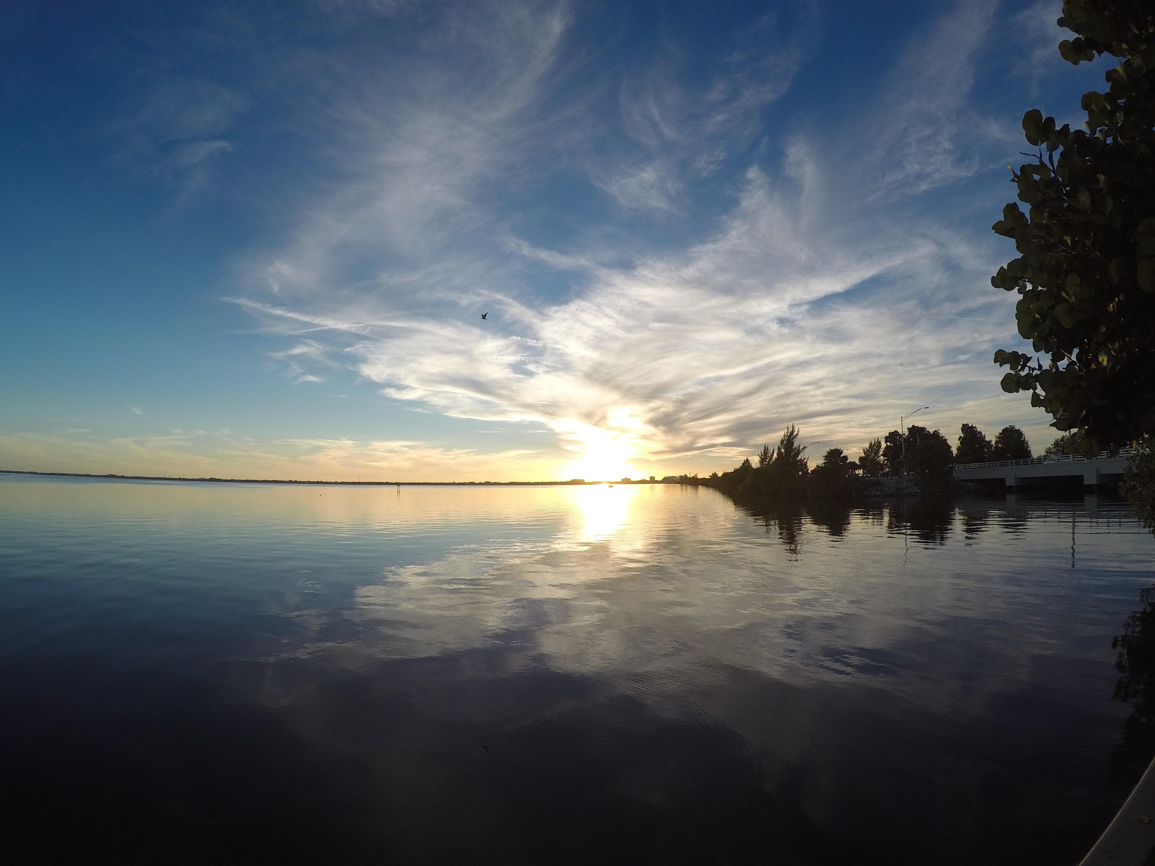 Sunset over Indian River, Melbourne, Florida [OC] [4000 x 3000] r/SkyPorn