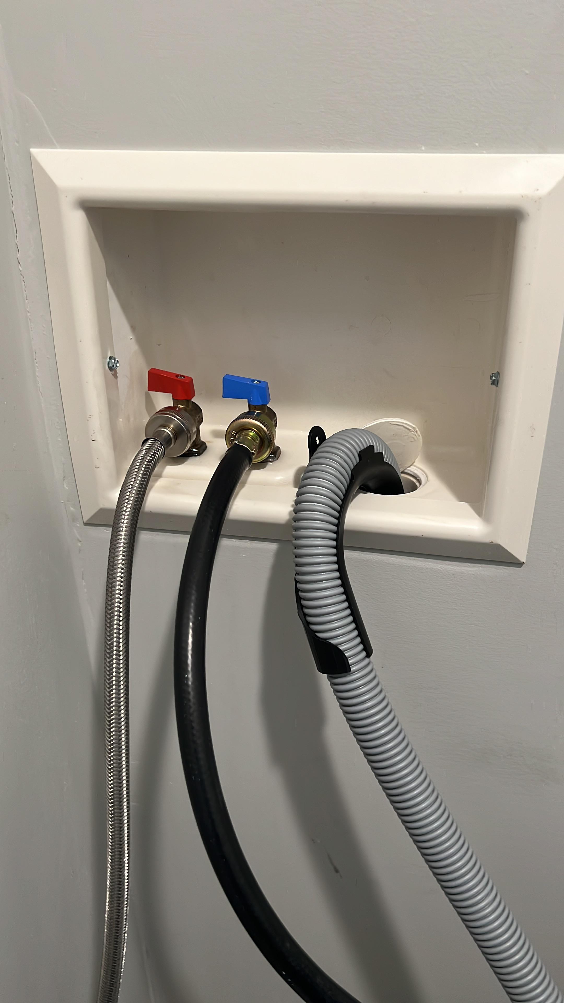 I recently bought a home, previous owner turned off washer water valve