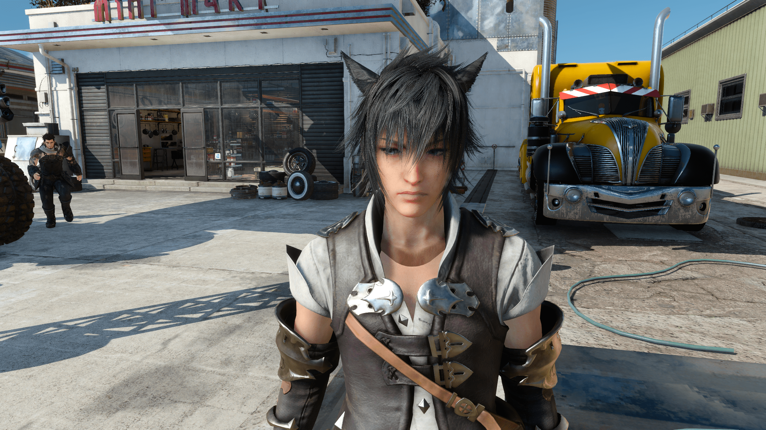 Noctis visual bug with Miqo'te gear r/FFXV
