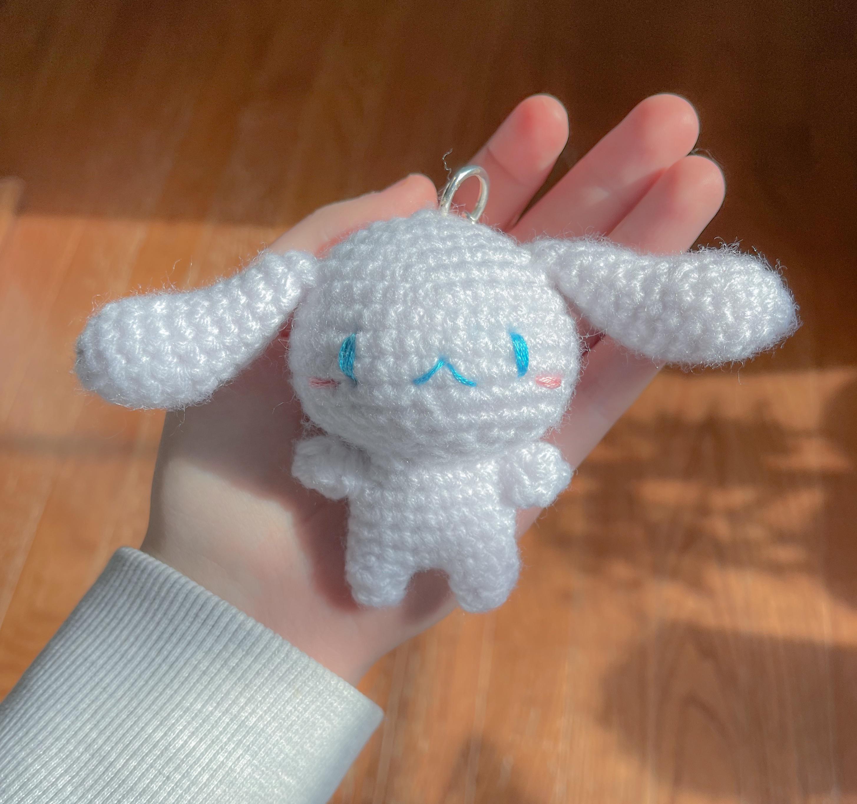 Cinnamoroll Keychain r/crochet