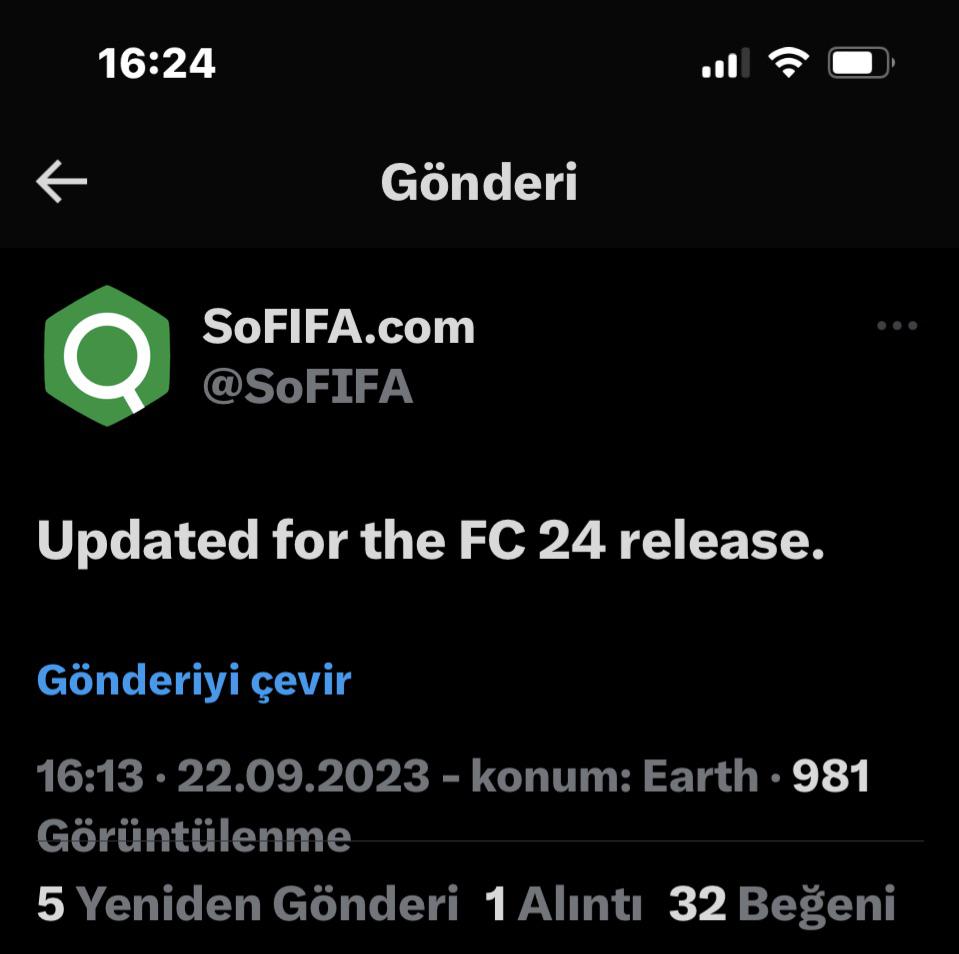 Sofifa 24 r/FifaCareers