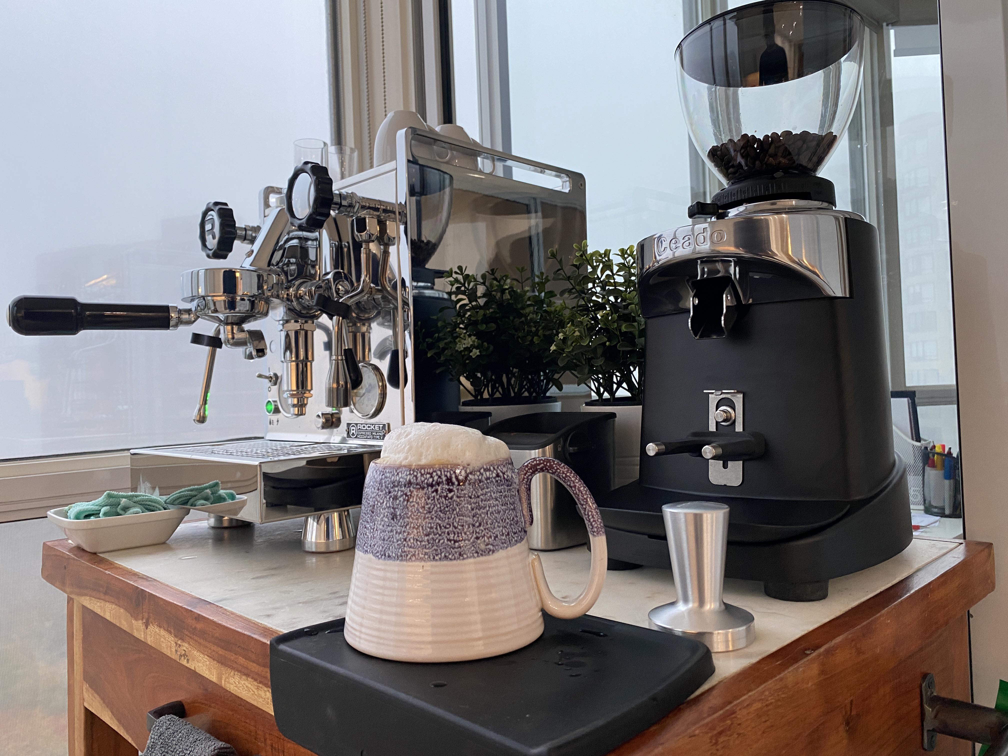 Best cafe latte i have ever made...and it’s getting better each day r