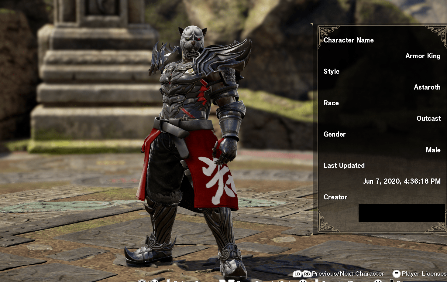 Managed to make something remotely resembling AK in Soulcalibur 6. Now