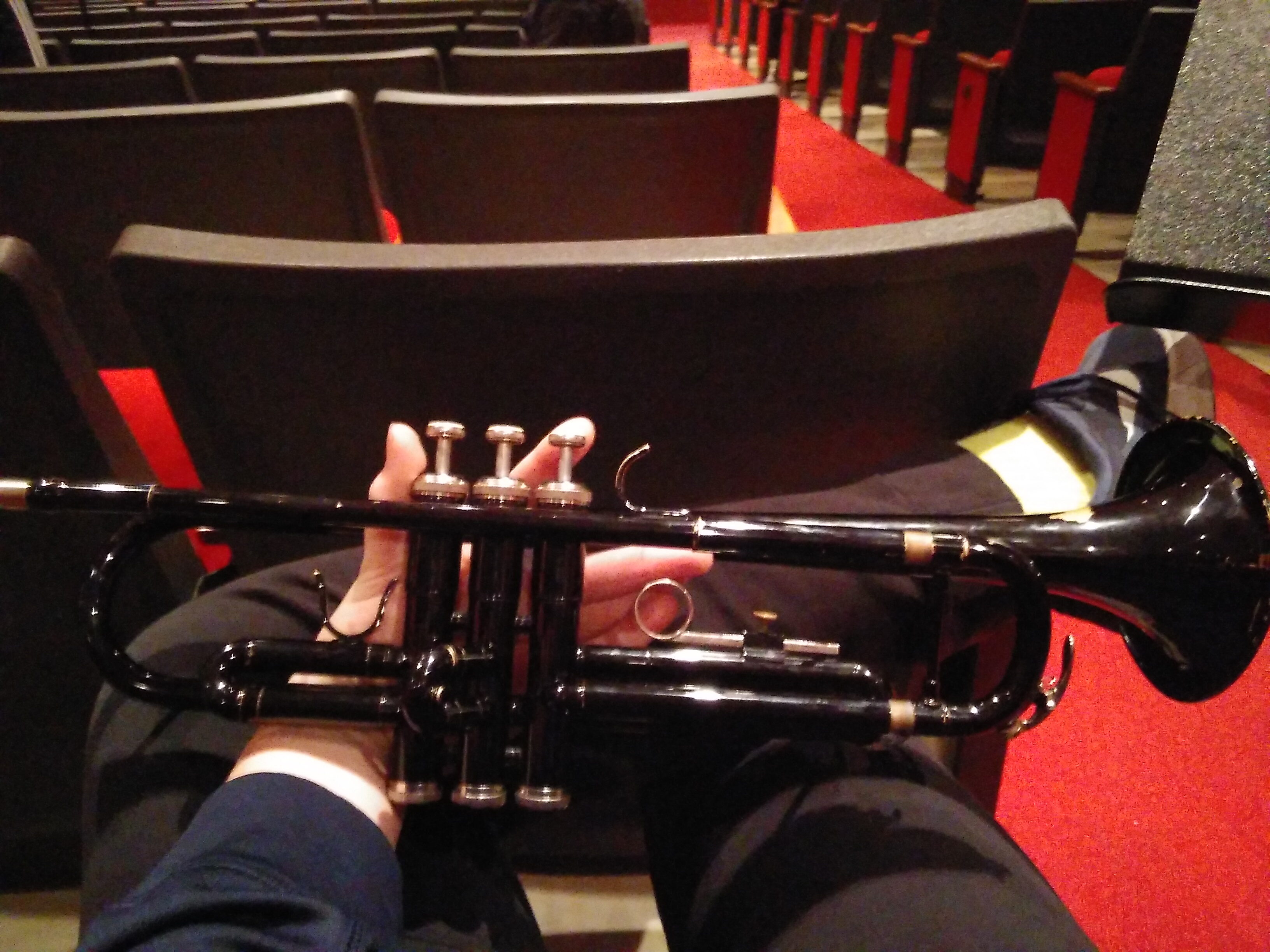 A picture of a damaged trumpet r/trumpet