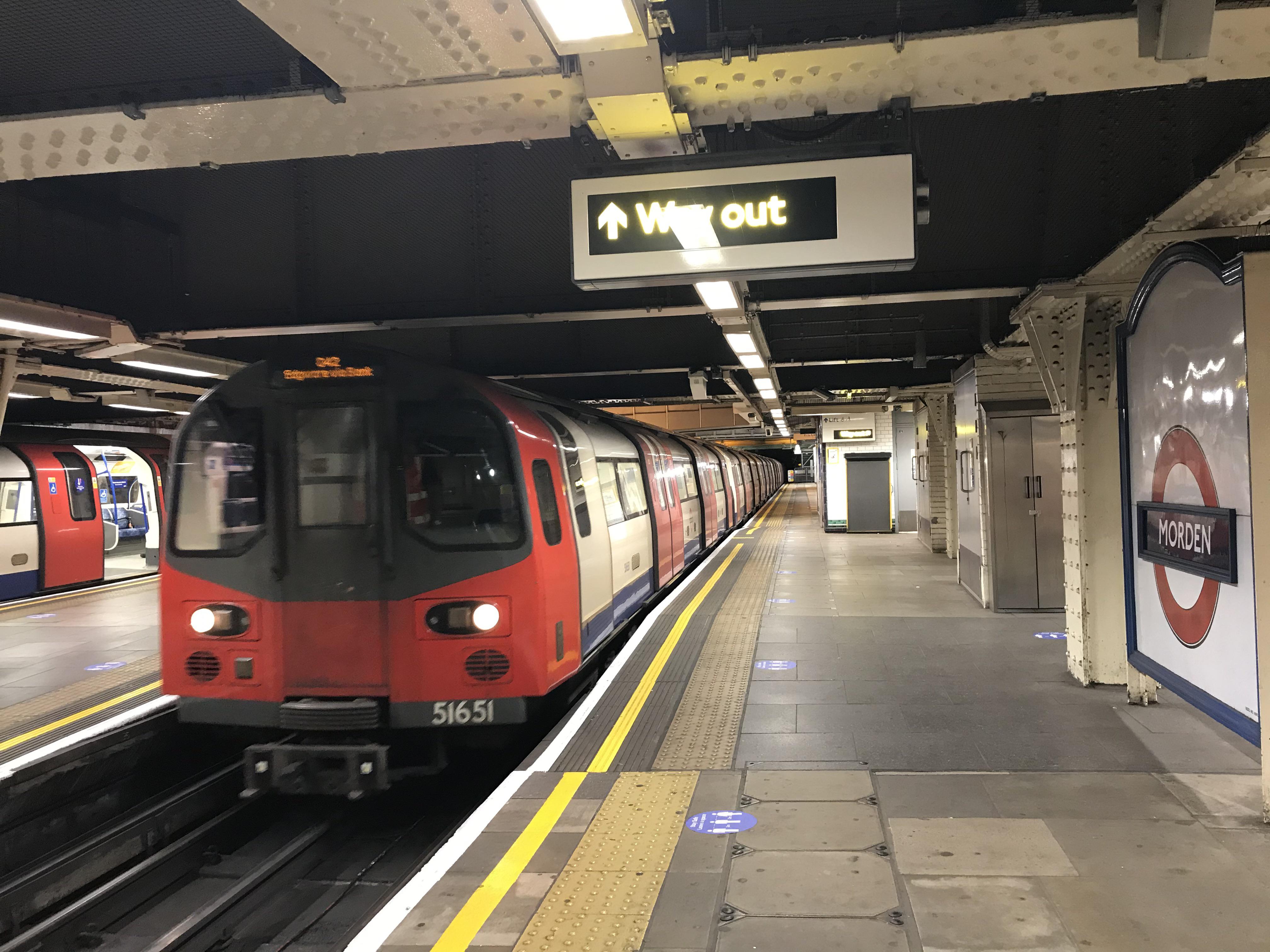 London Underground Northern Line 1995 stock Electric Multiple Unit (EMU