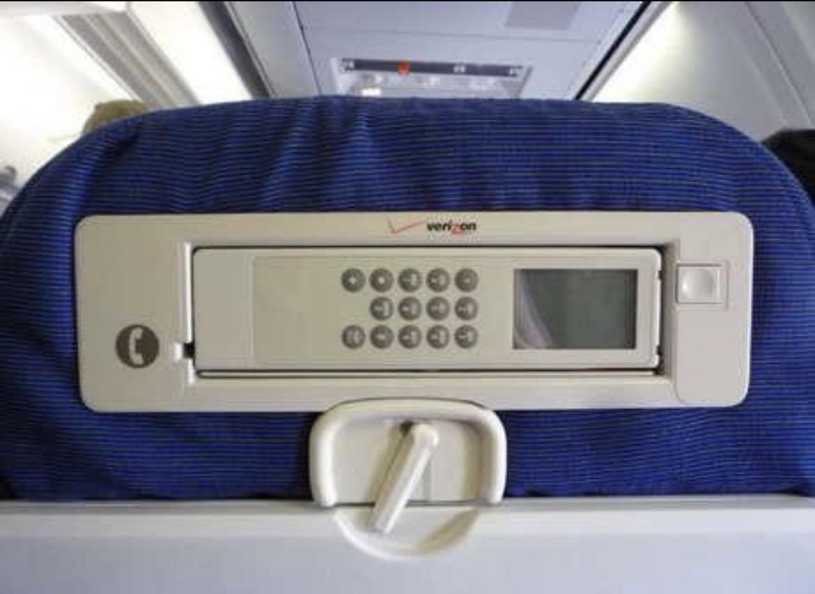 When making a phone call during a flight was ok. r/nostalgia