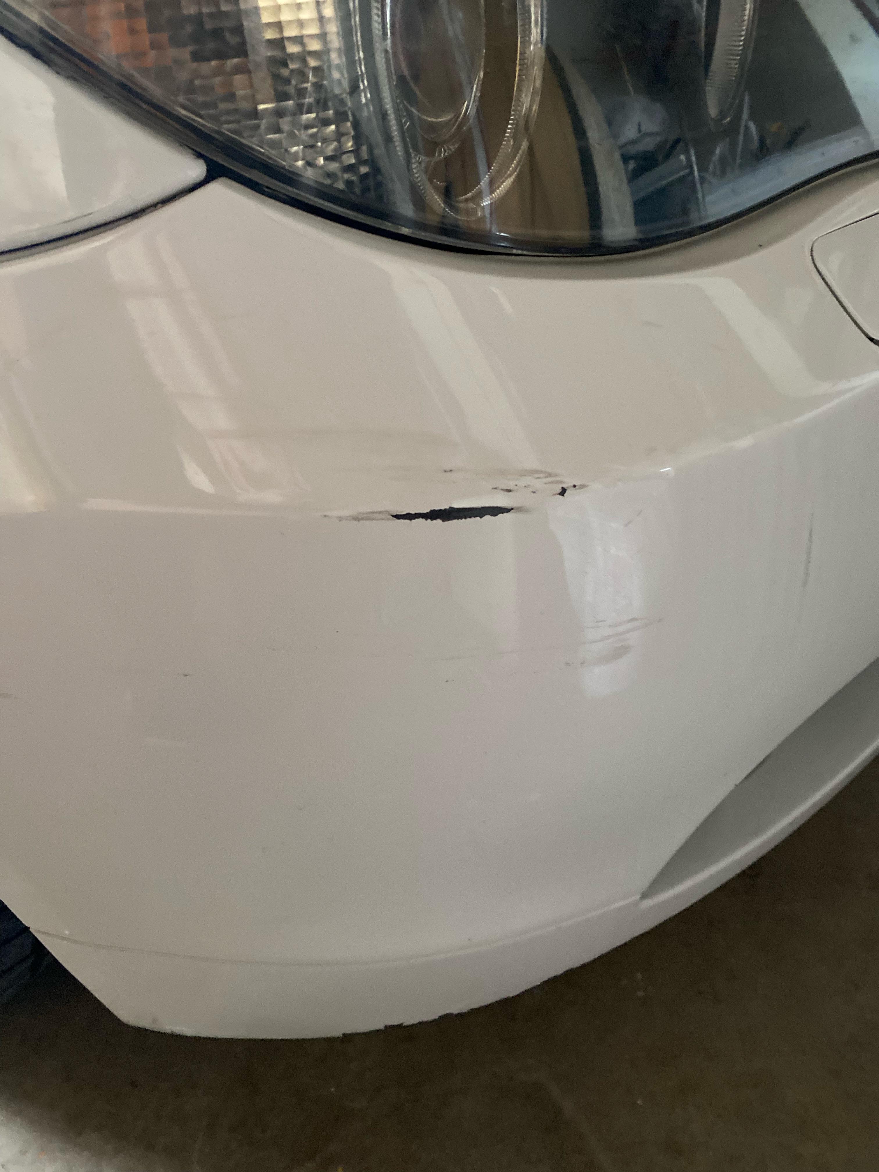how to fix a scrape on a white car : r/fixit