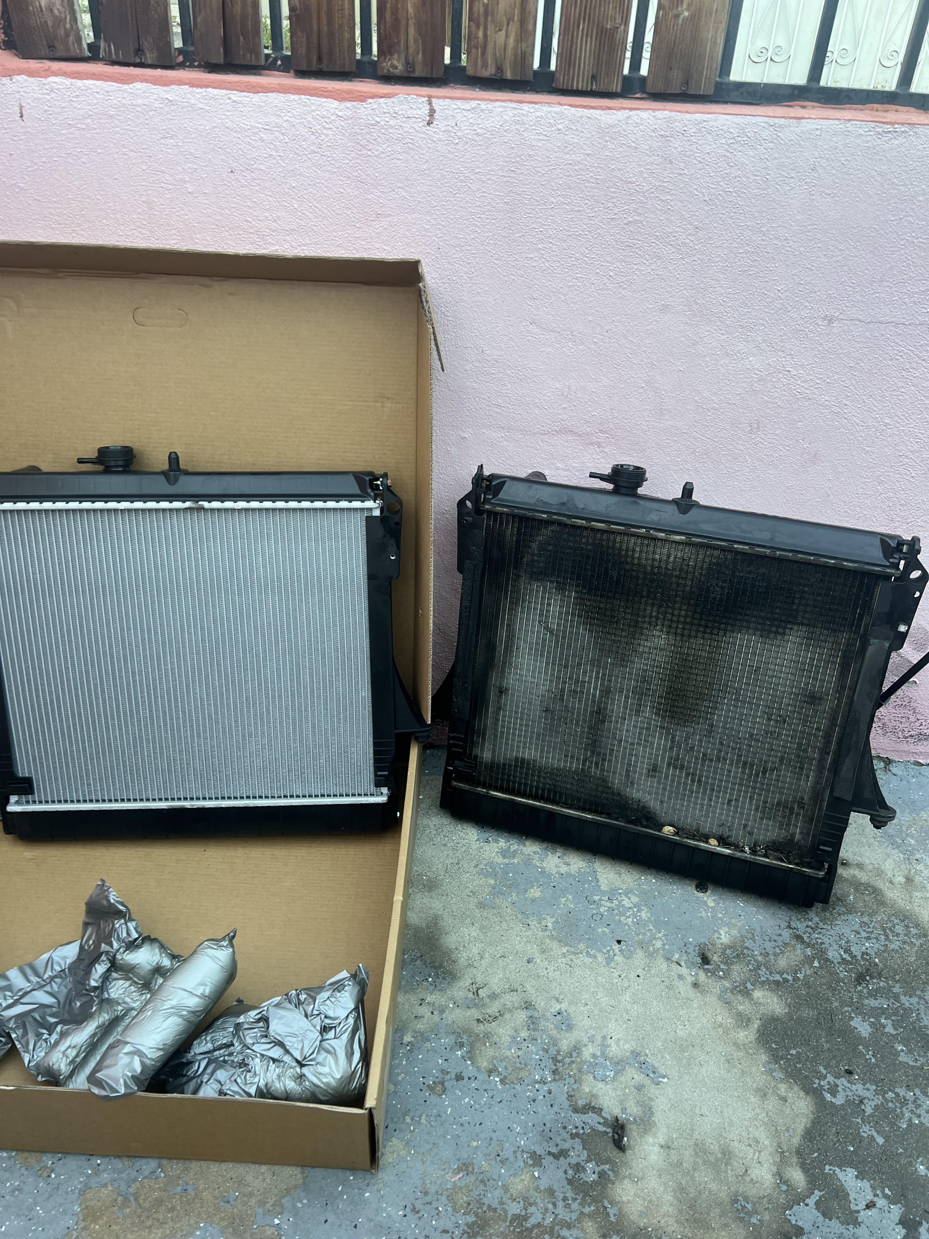 Recently replaced my radiator on my h3 2006 hummer i had a crack
