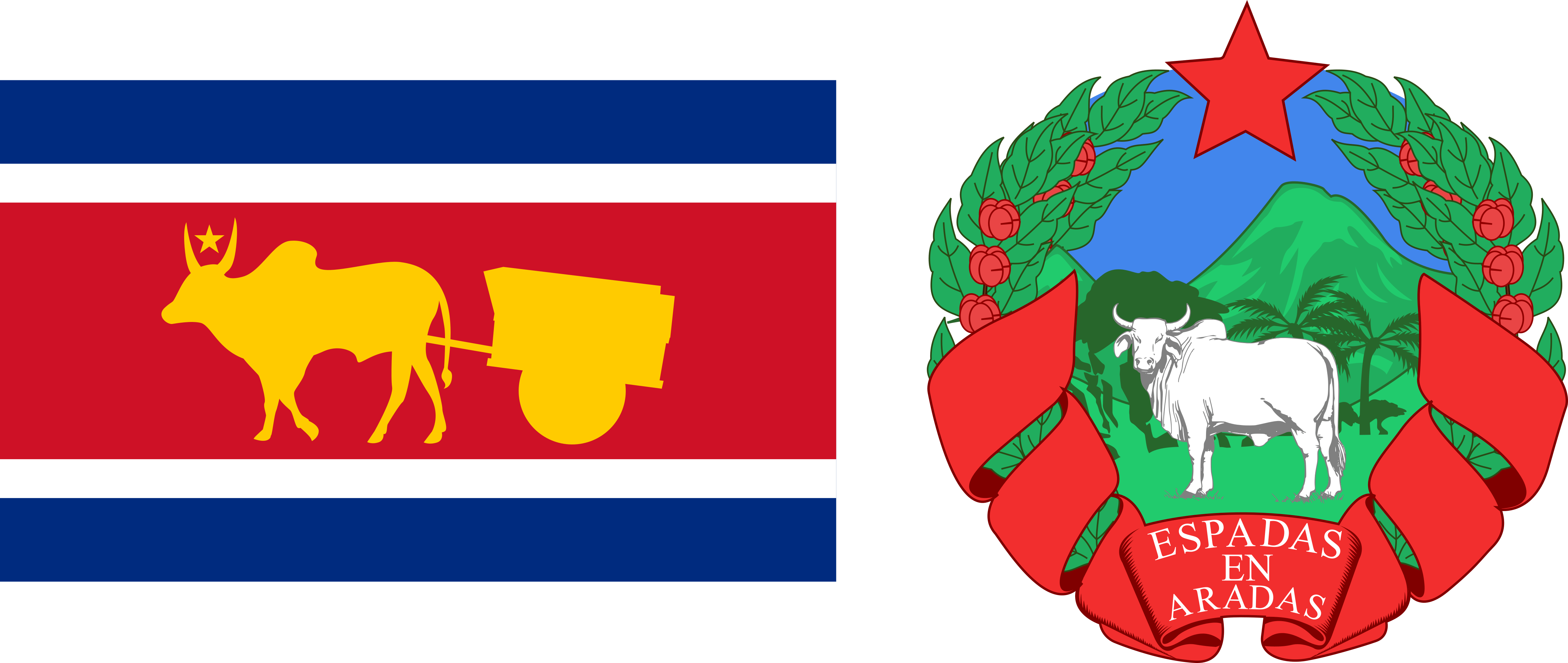 Costa Rican Flag Symbol