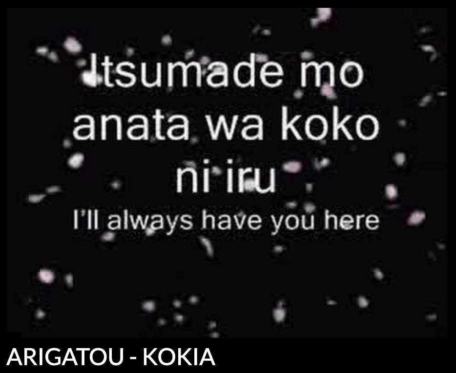 Japanese songs with lyrics (romaji & english translation, sometimes