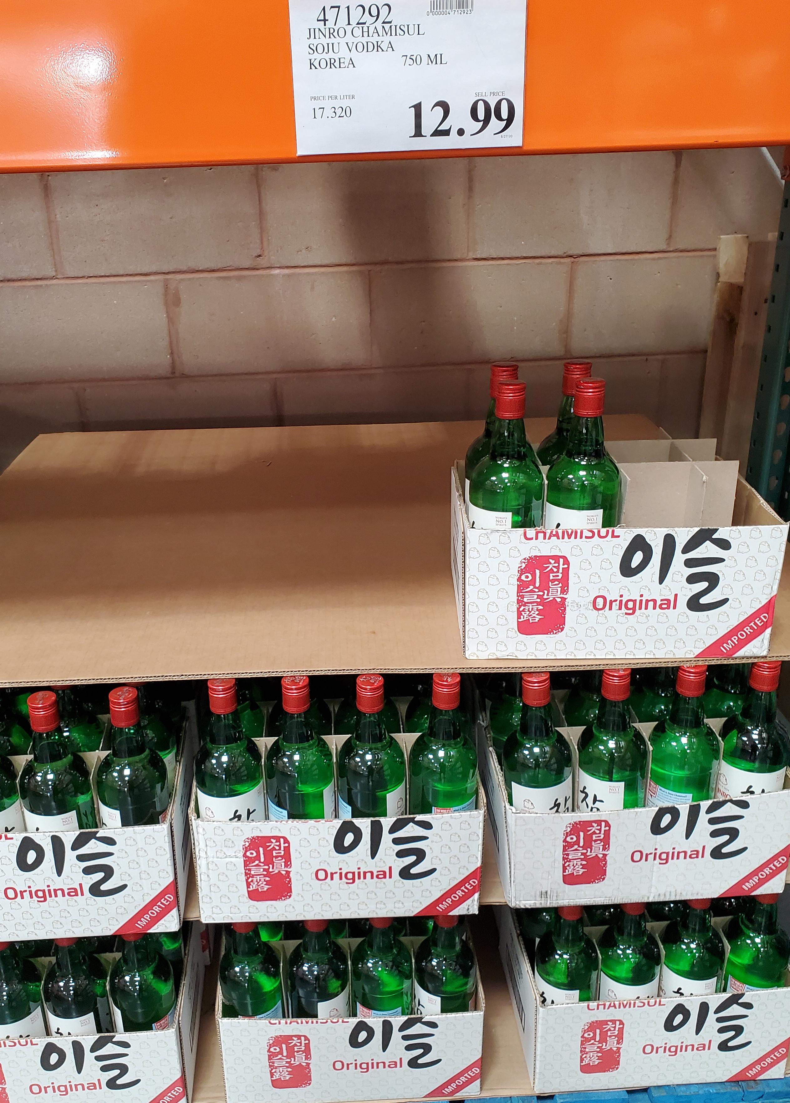Jinro Chamisul Soju at Montgomery AL Costco r/Costco