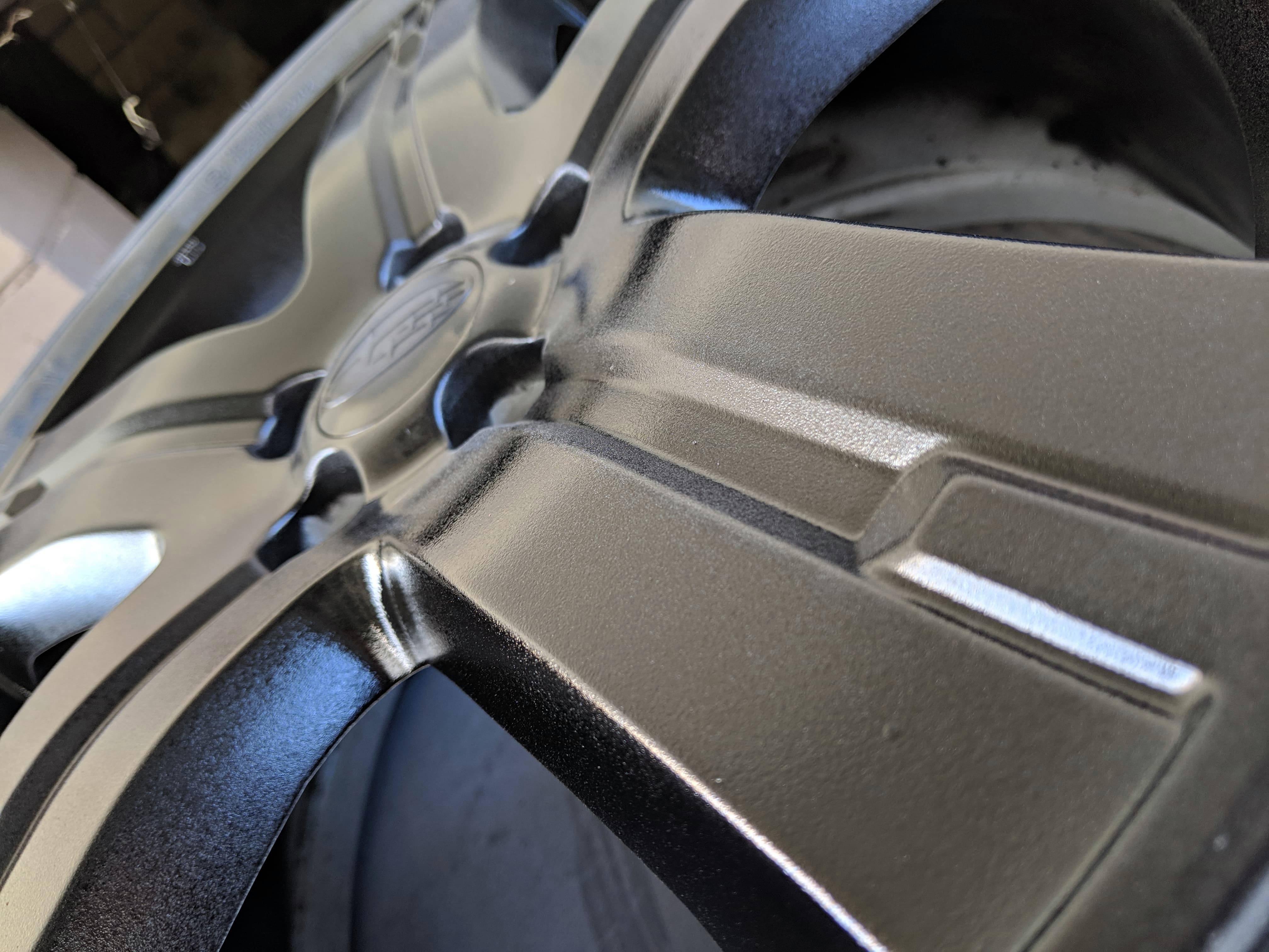 Painted a set of cheap stock rims black r/SubaruForester