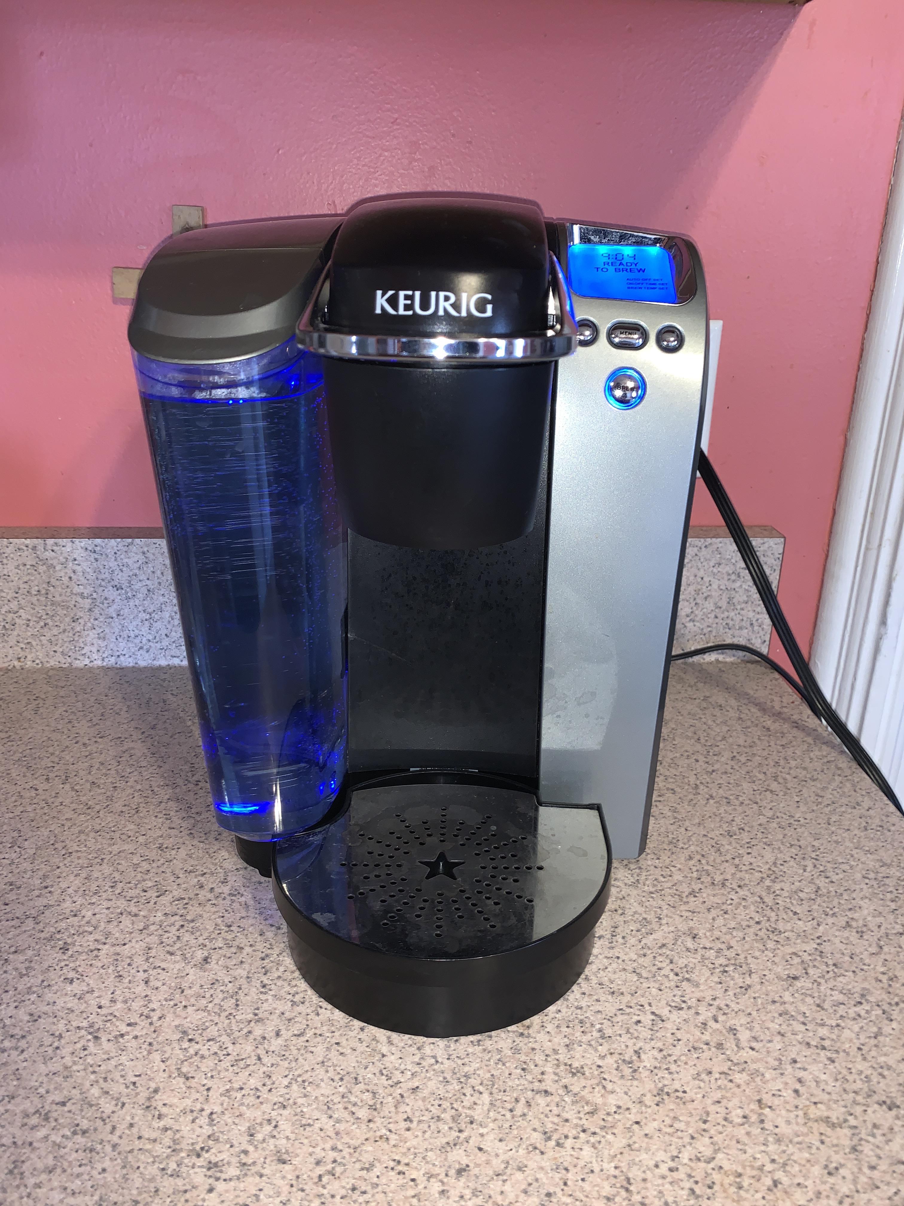 I found a keurig for 7 at goodwill. i snatched it up so fast, it works