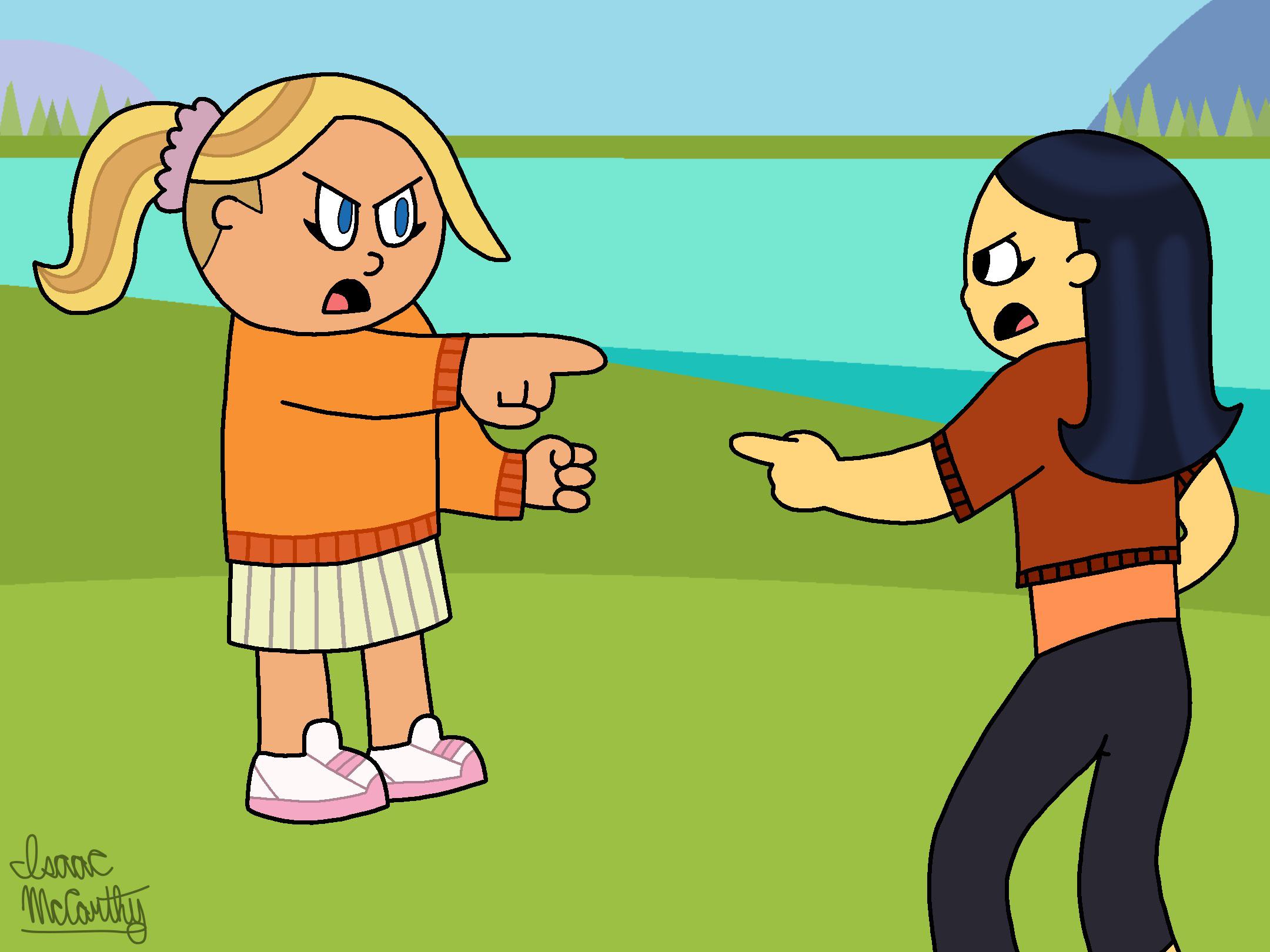 I made a drawing of both of the TD characters named Emma r/Totaldrama