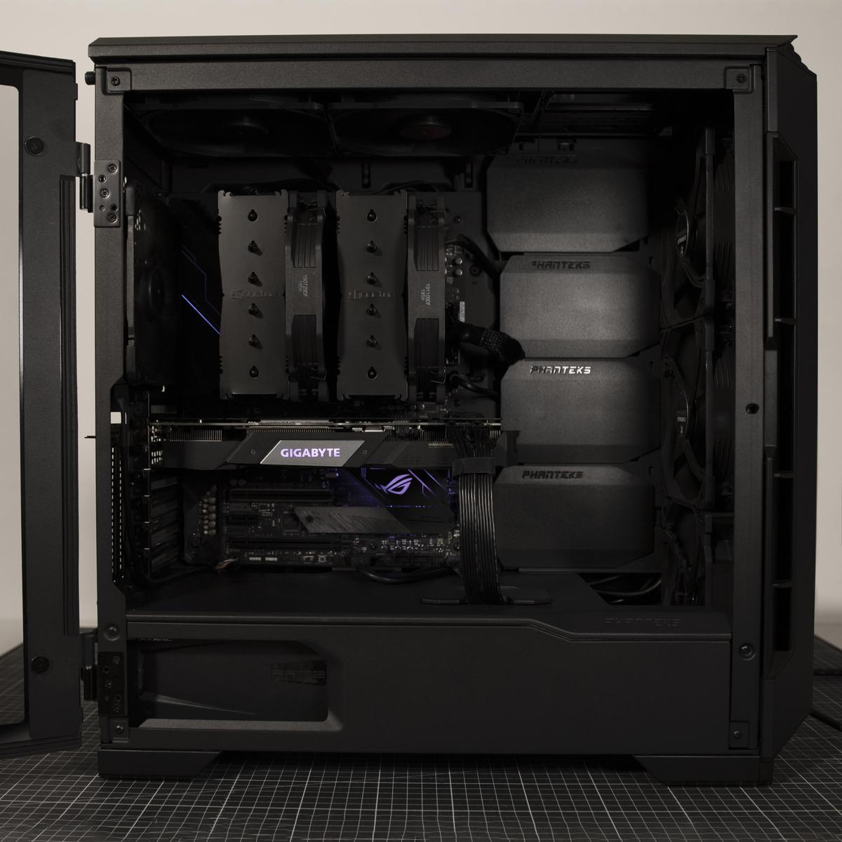 P600S Build; Social Isolation Station. 9900K, Noctua NHD15 and