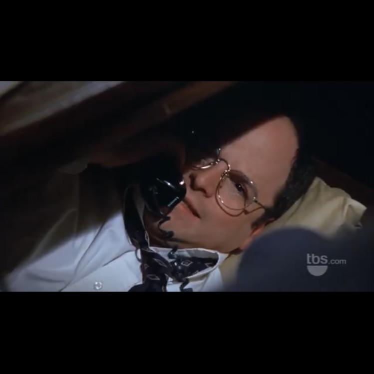 Jerry, I’m trapped under my desk. Steinbrenner’s in the room, you gotta