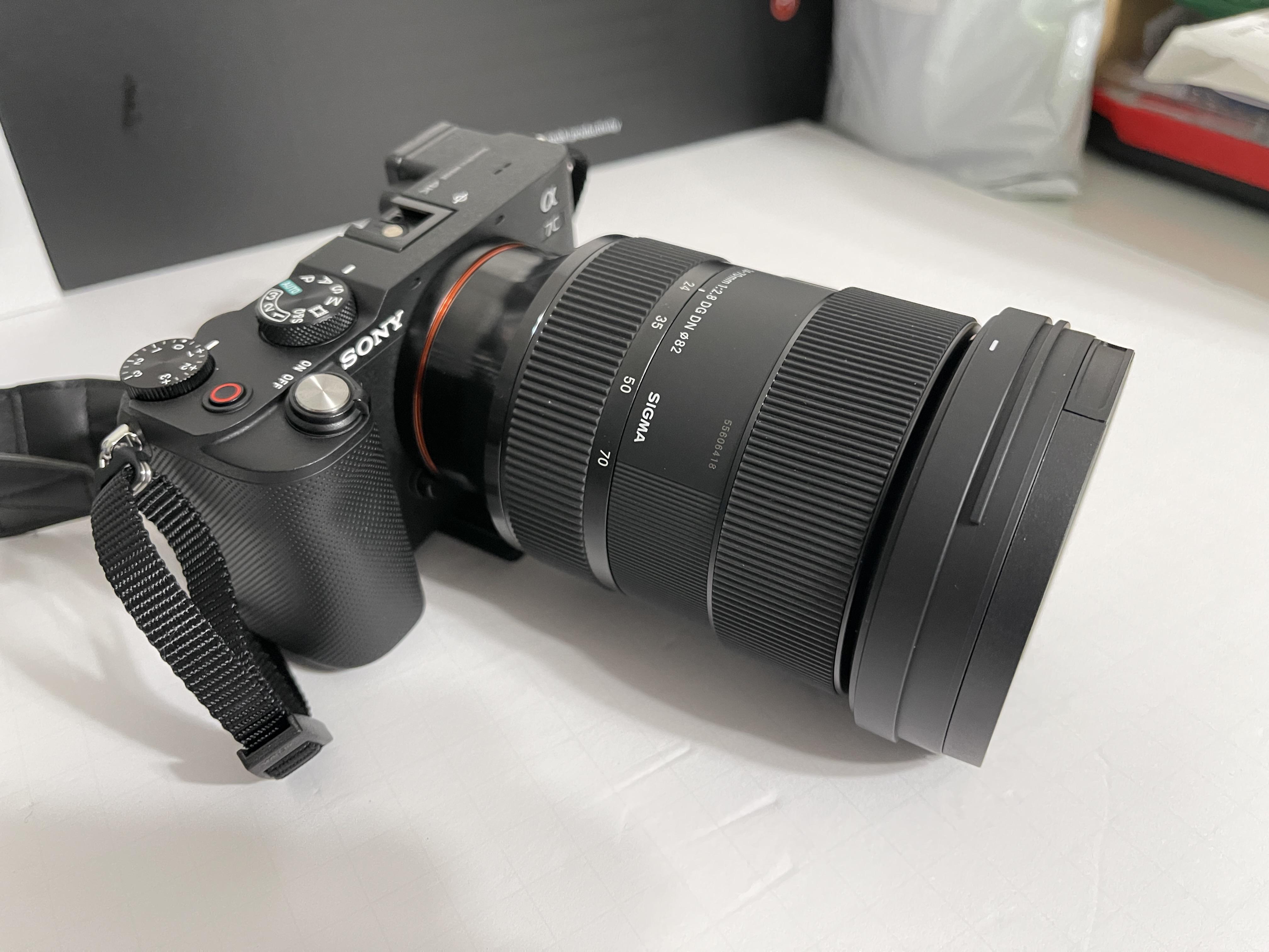 This is what the Sigma 2470 looks like on the Sony A7C r/SonyAlpha