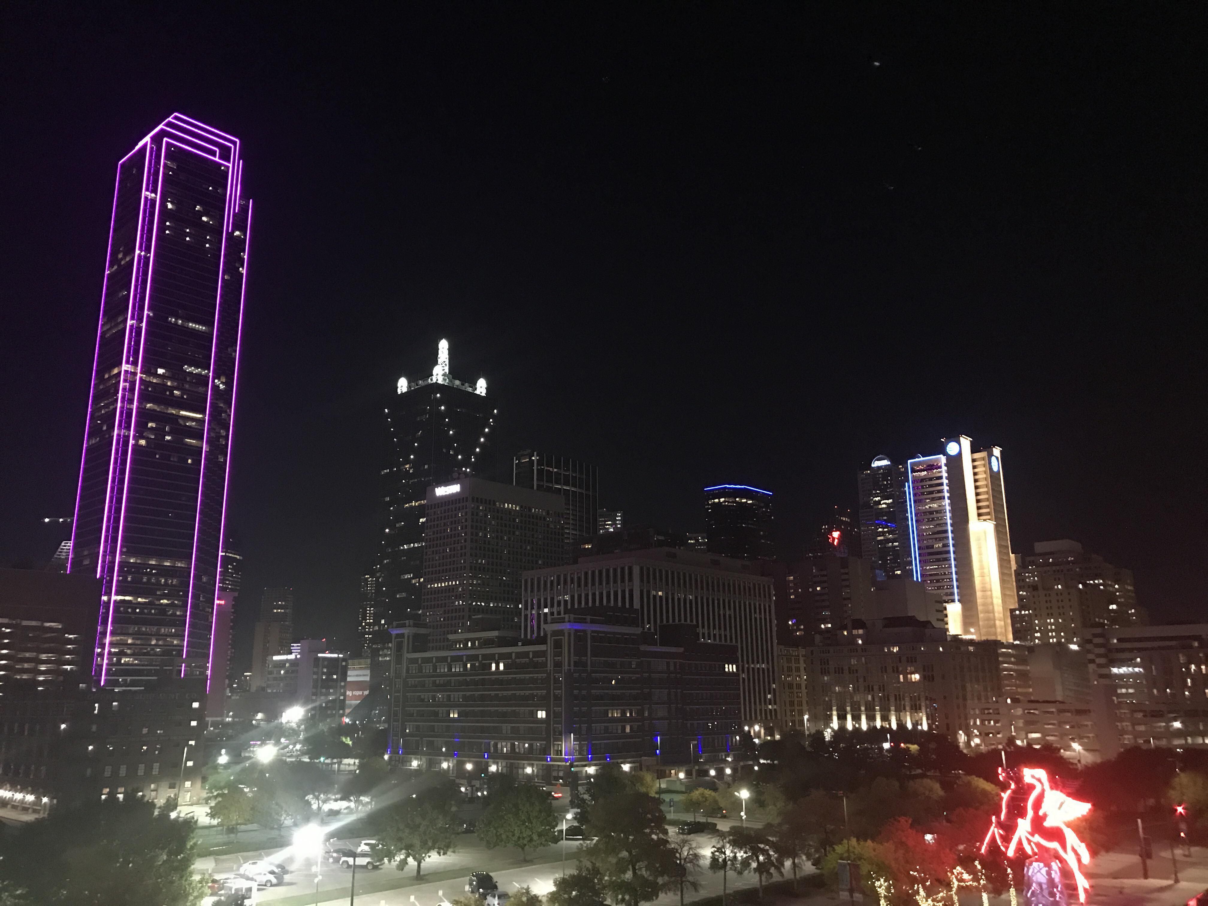 I’m staying at the Omni hotel for a night. Here’s a [bad] picture of