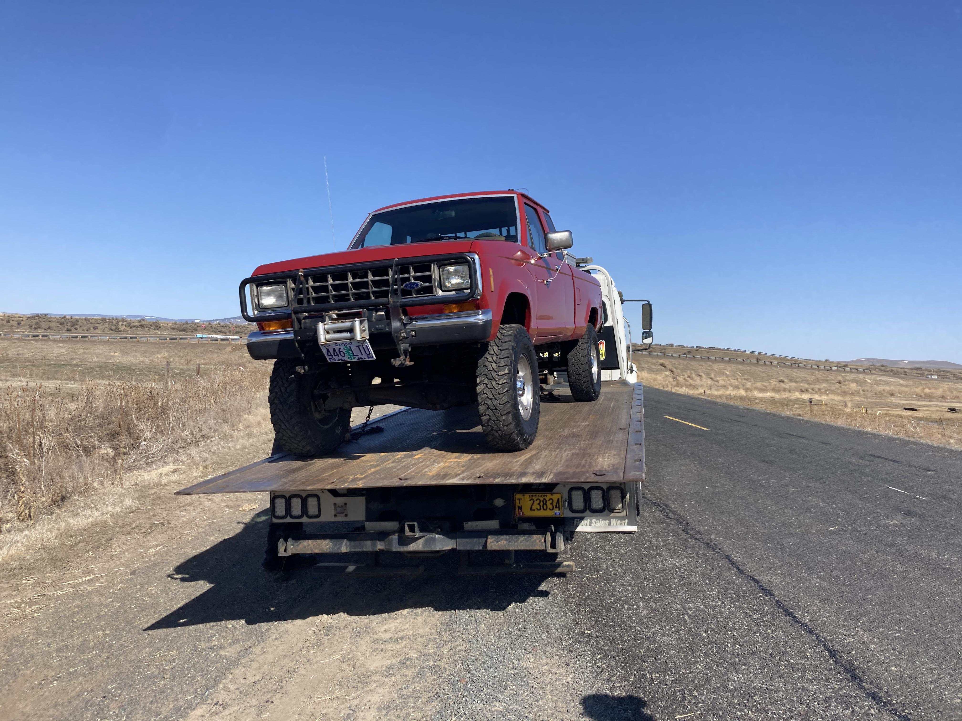 So sad my brand new 1987 Ford Ranger just threw a rod and we’ll need a