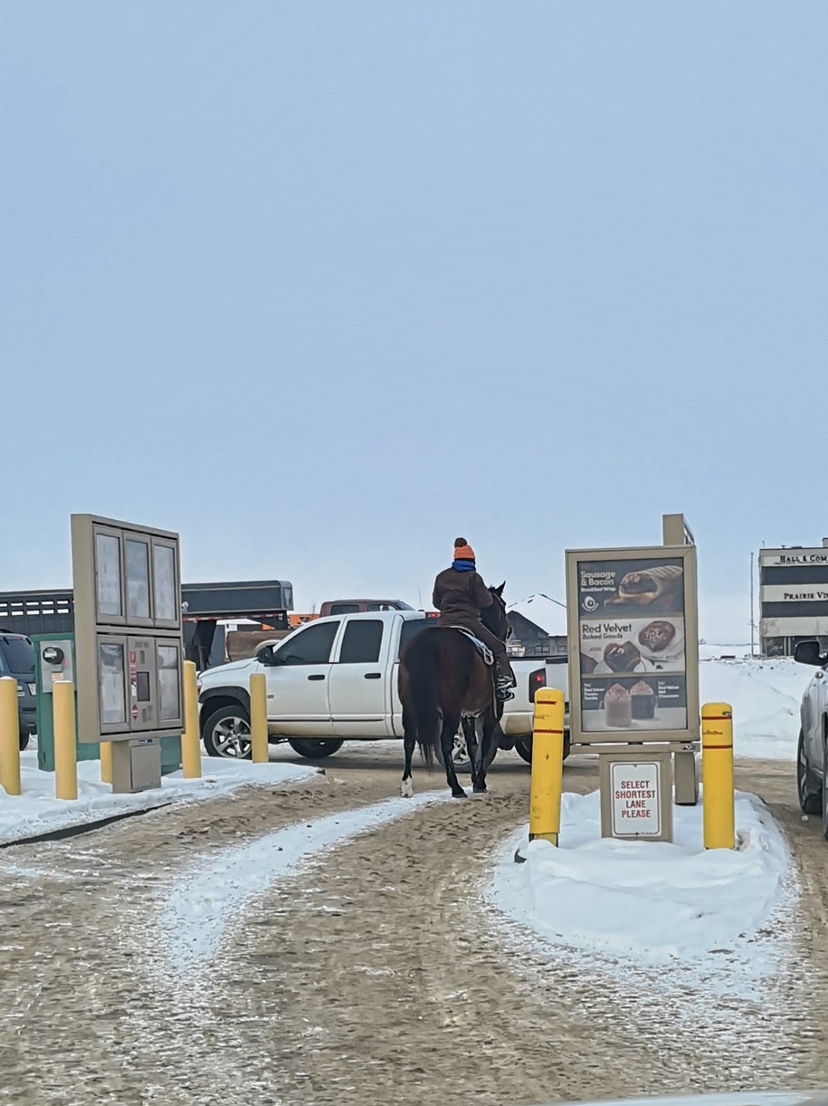 Wife went to the Tim Hortons here in Alberta.... funny