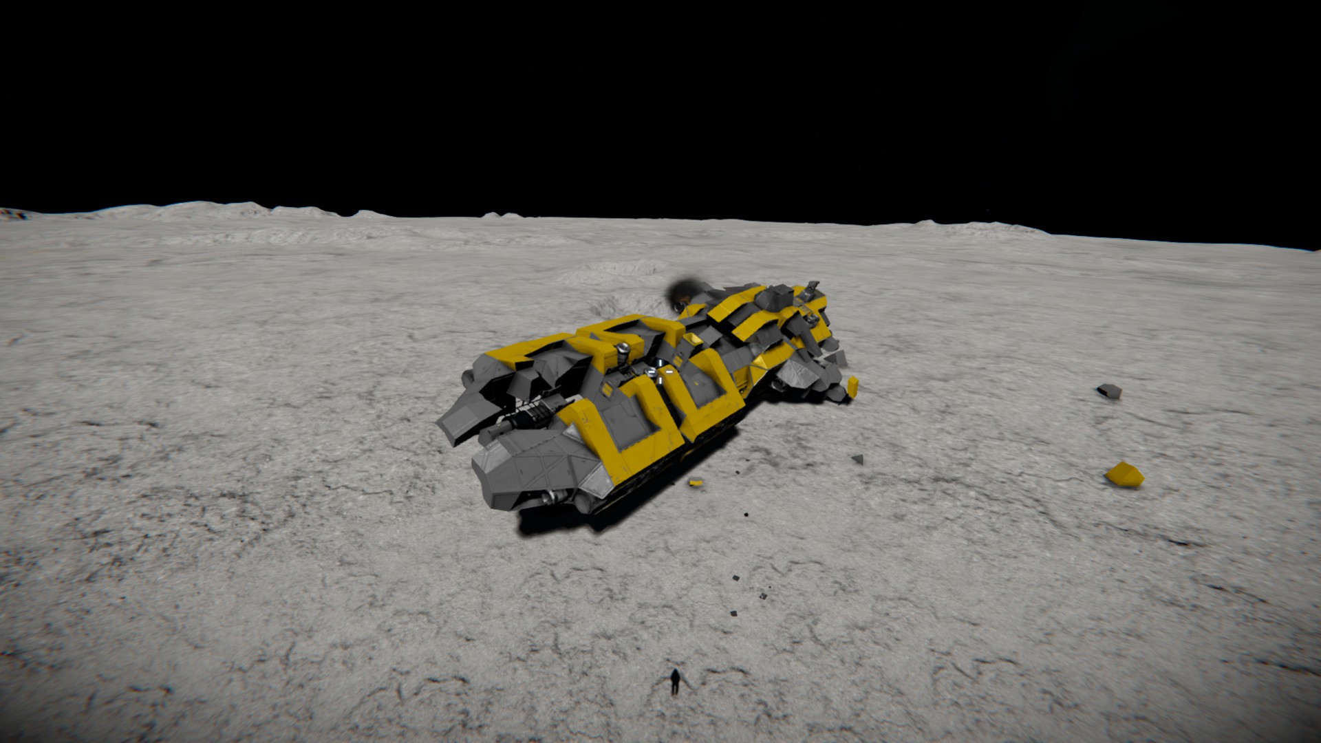 After a malfunction in the ships anti asteroid defense system sends the