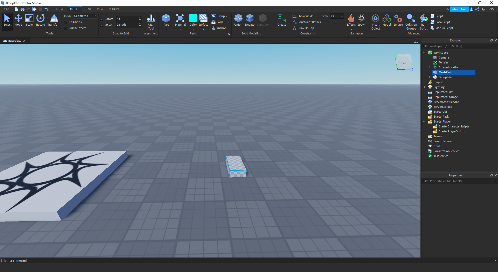How do I enter a .obj file I made in blender into roblox studio? r