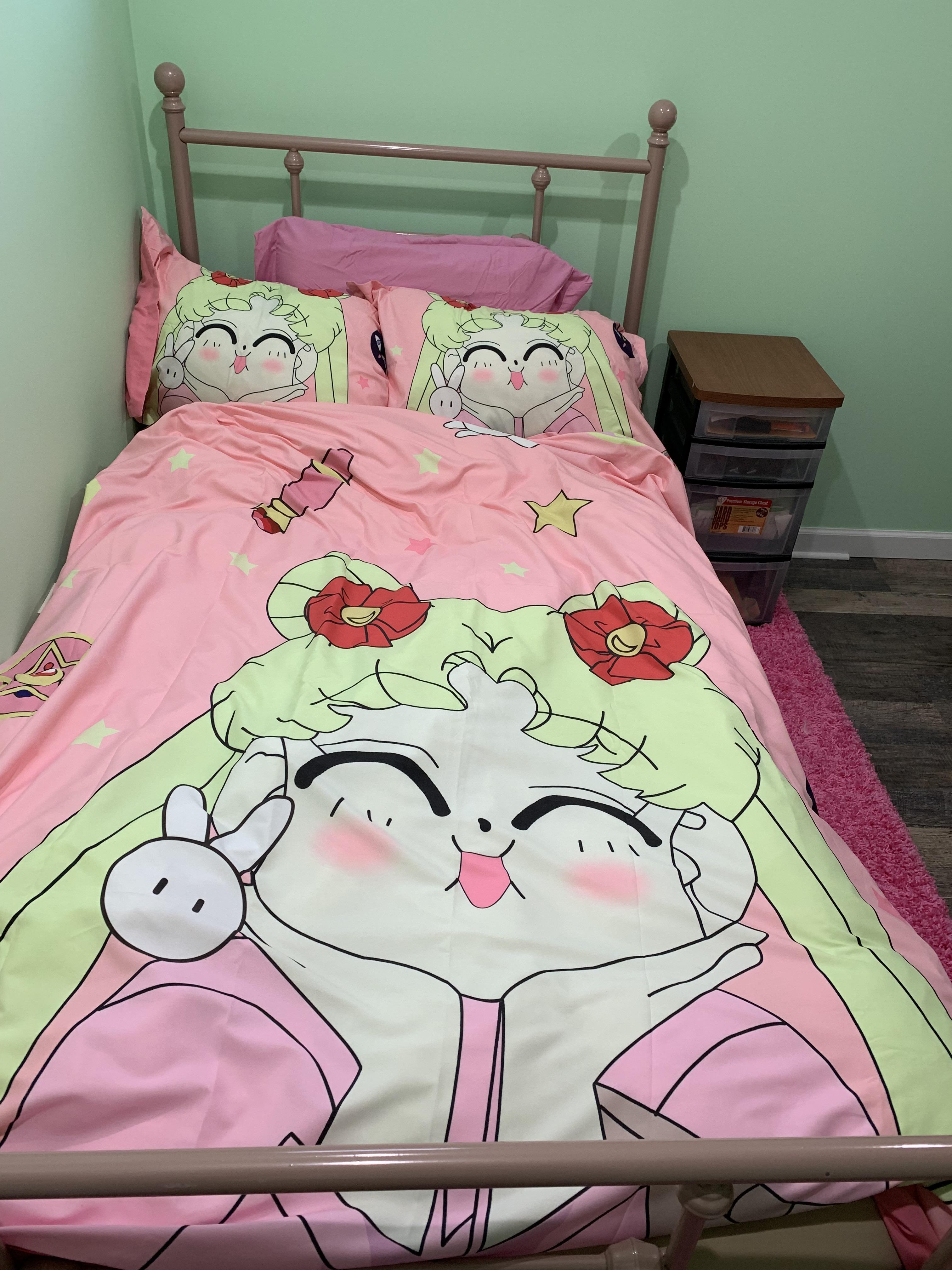 My 4th bedroom bed 😆 sailormoon