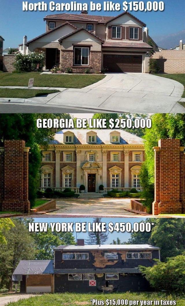 State housing prices r/memes