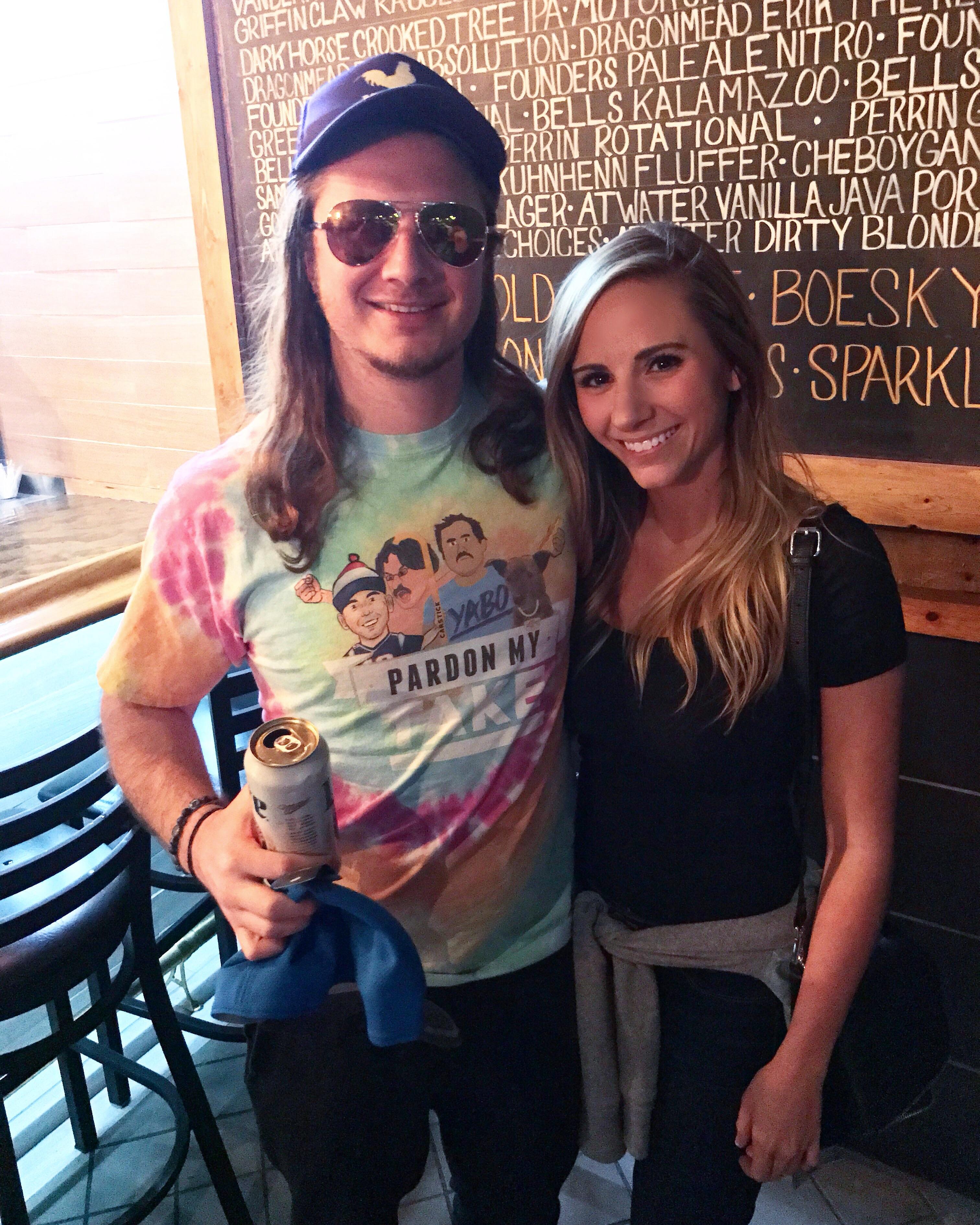 Pardon My Take (Barstool) came to Detroit, stopped at Brass Rail Pizza Bar Sorrey GritWeek2017