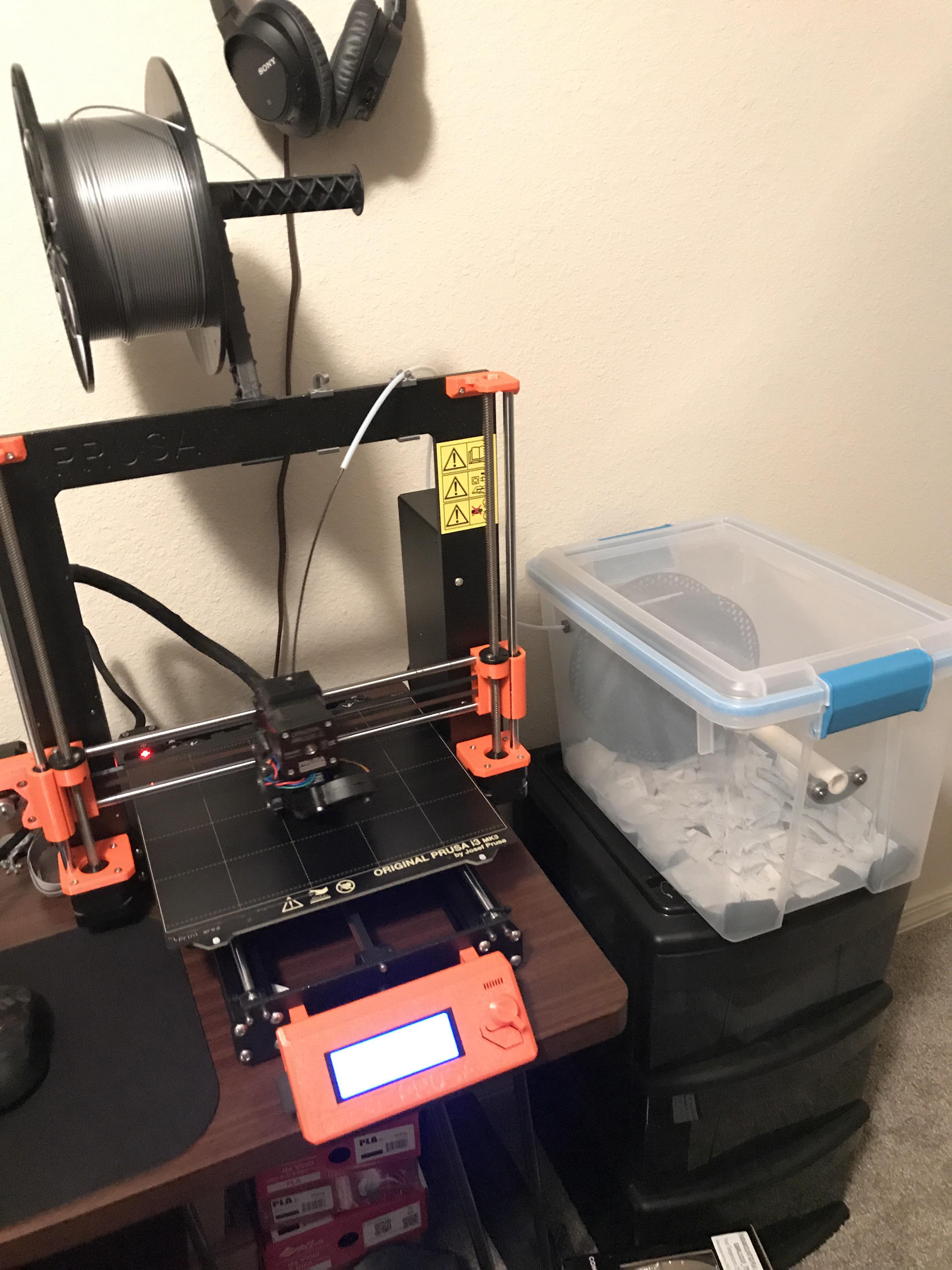 Printing from filament dry box with Prusa I3 MK3S r/3Dprinting