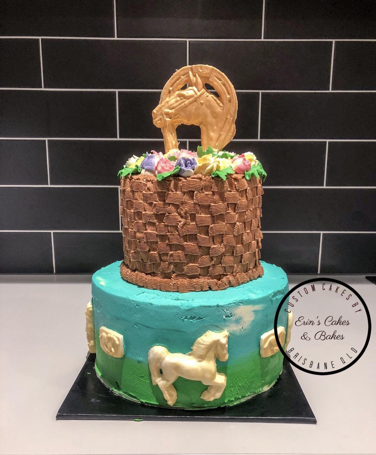 Melbourne Cup Day Cake for work. cakedecorating