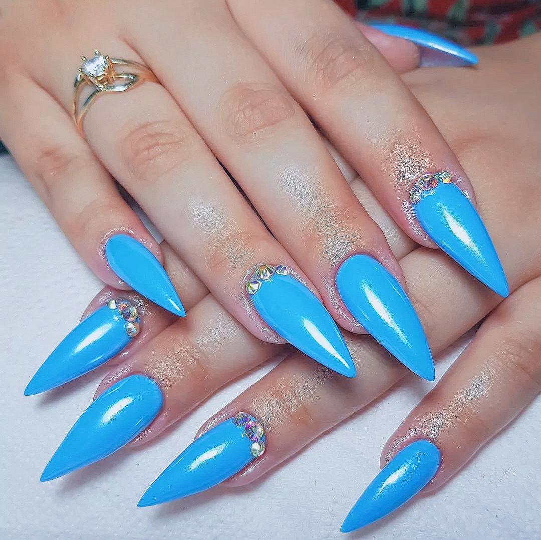 🦋💙 (gel nail extension) r/Nails