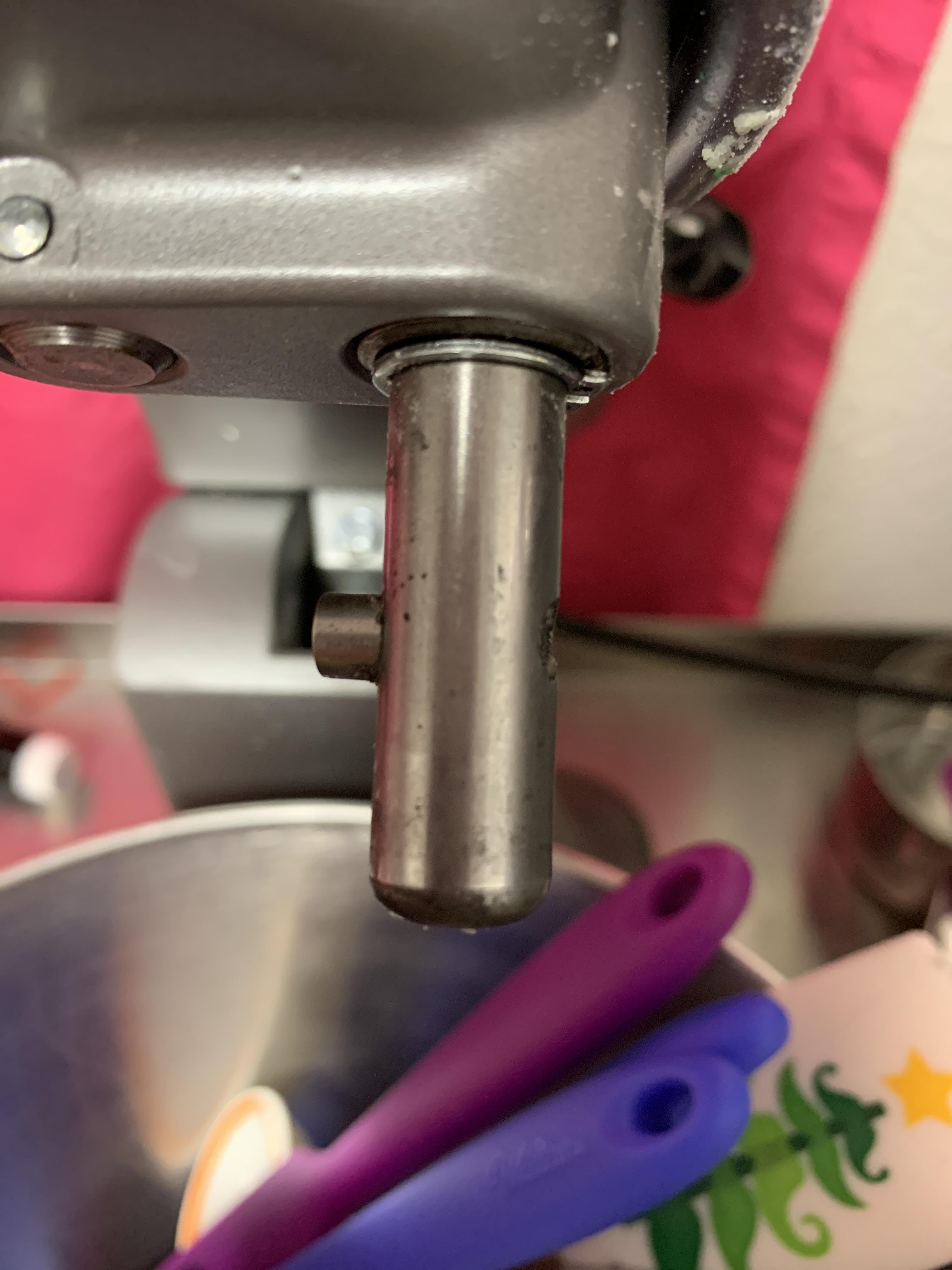 I’ve see other people’s mixers with their spring down and mine is not I