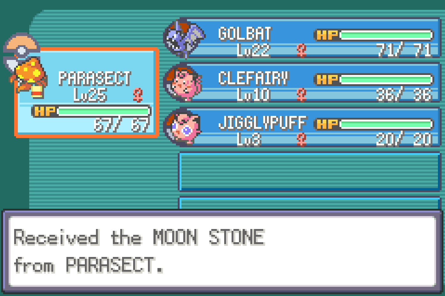 Moonstone Pokemon