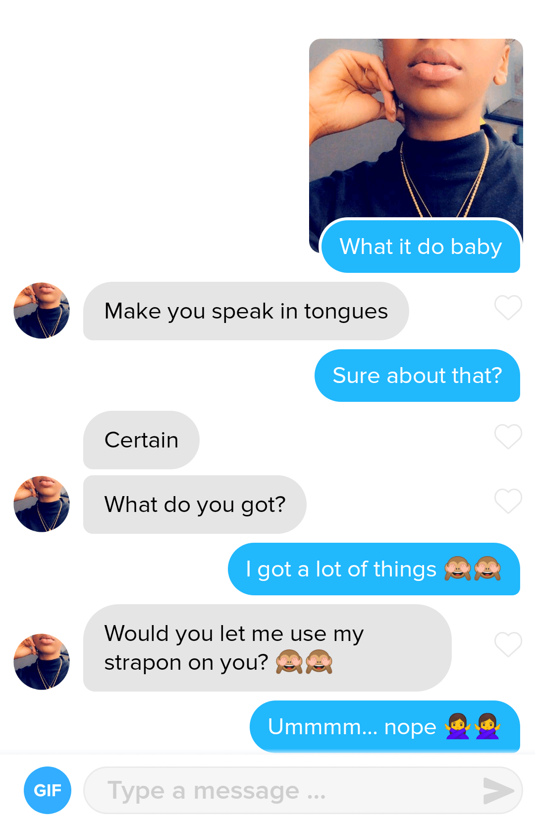 What it do baby r/Tinder