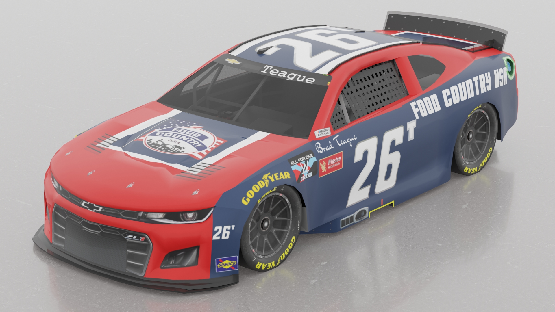 Car 5/82 Brad Teague 1982 Chevy All For One Win Series (Winless Driver