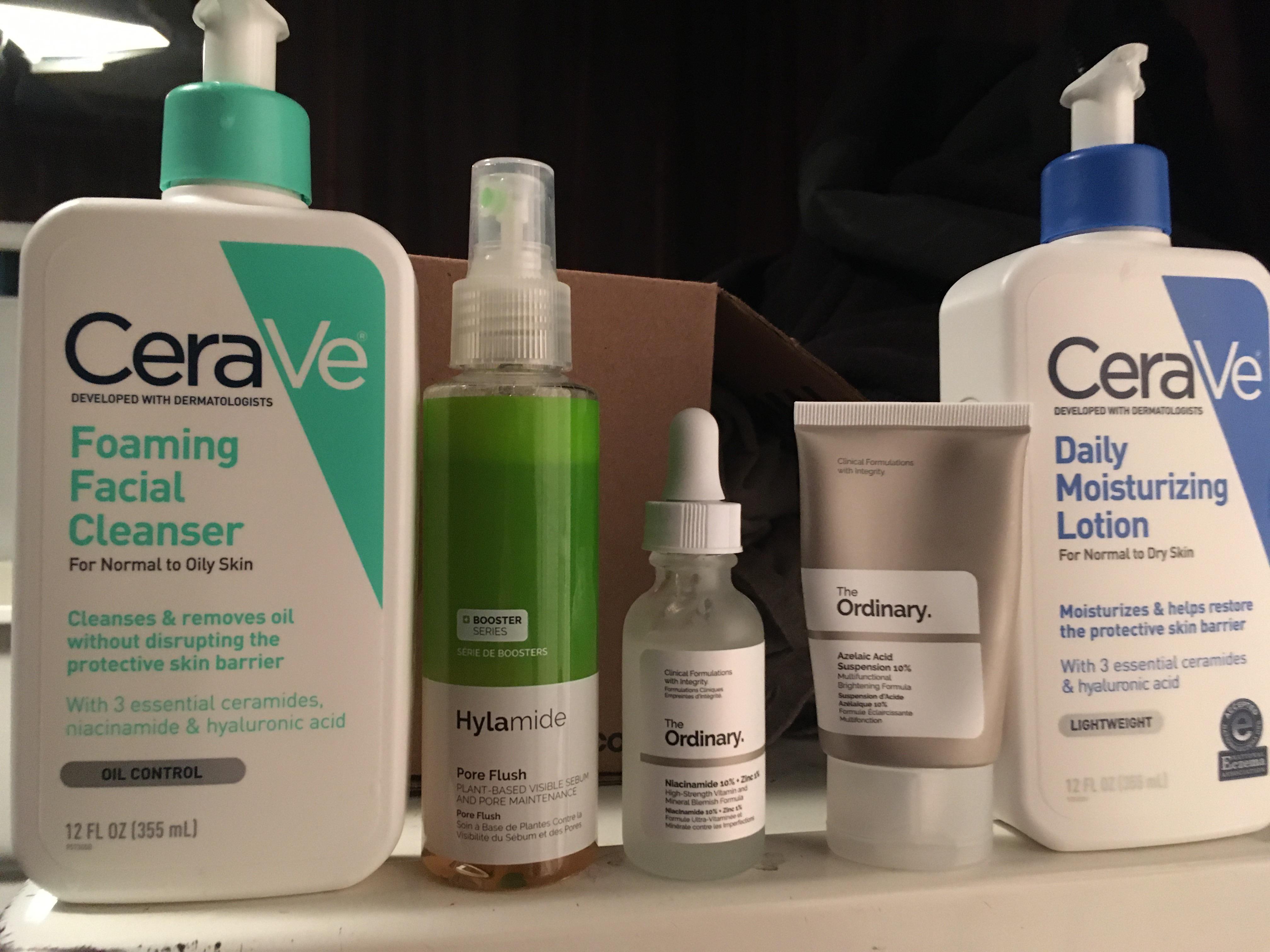 [Shelfie] my current am/pm routine for acne prone/very oily skin. What