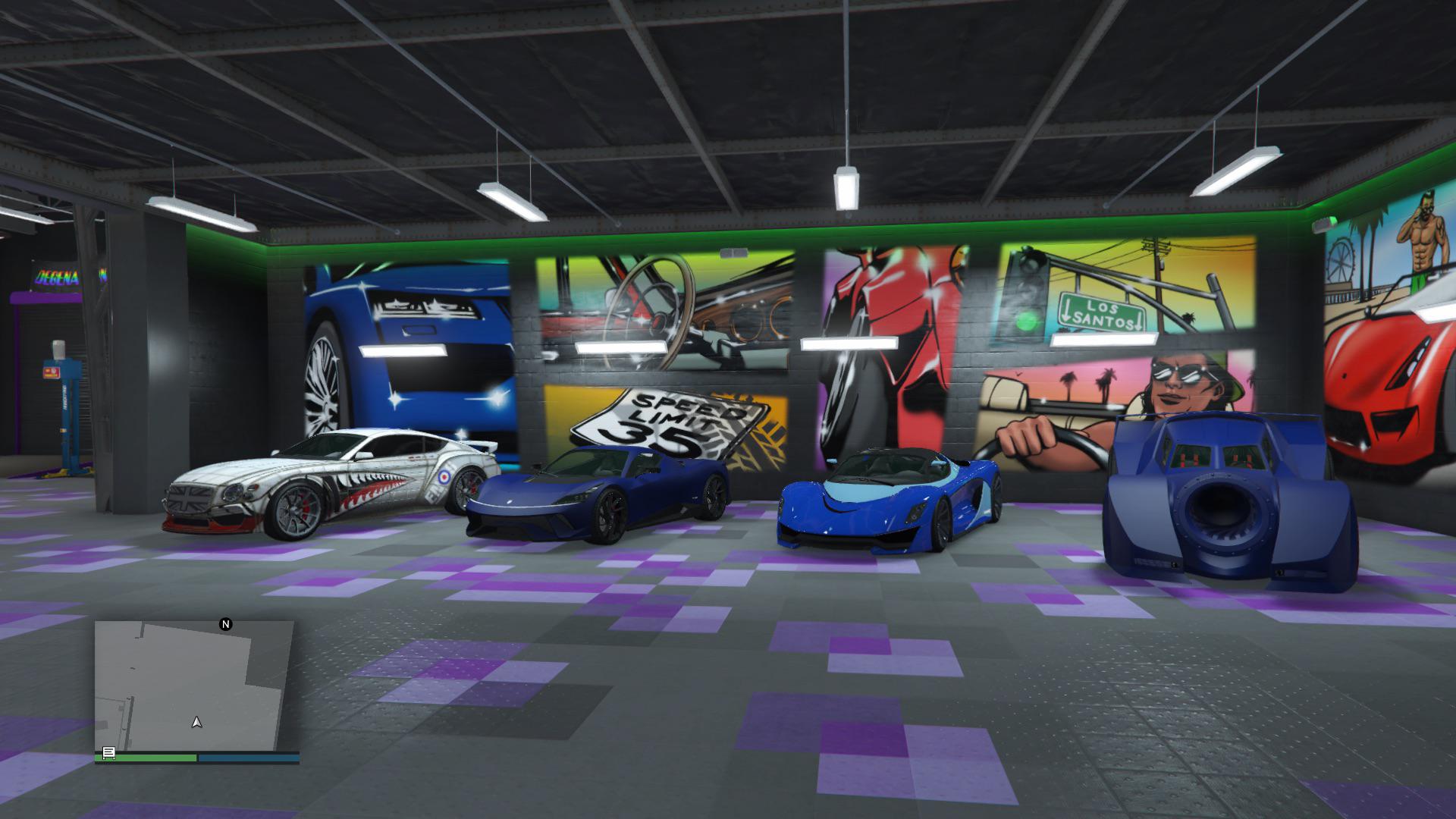 Im loving the look of the auto shop garage